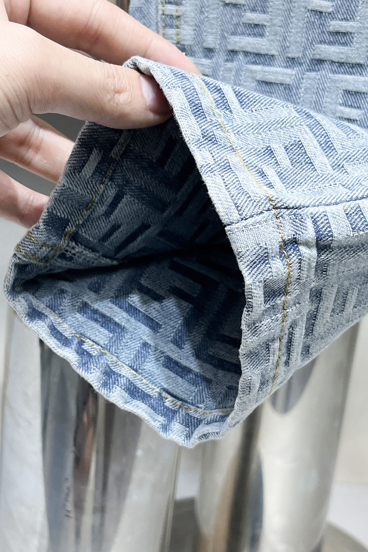 2025 New Original Jeans with Classic Logo Design and Customizable Cowboys. Sizes 30-36. - 图片 8