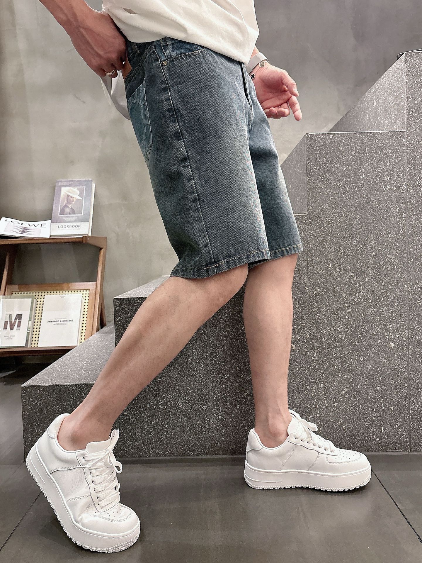 Gucci  牛仔短裤服装 3