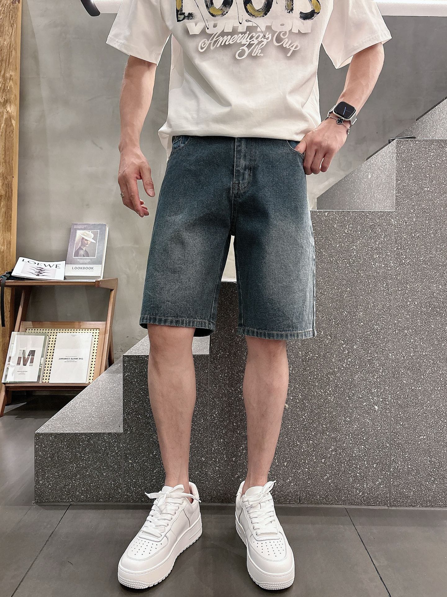 Gucci  牛仔短裤服装 1