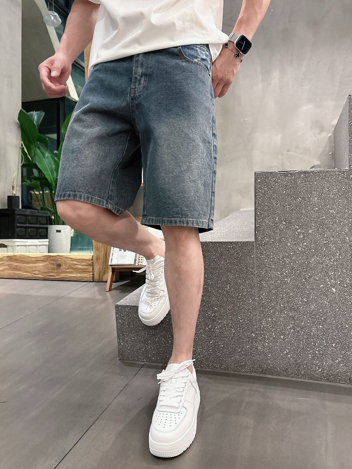 Gucci  牛仔短裤服装 5