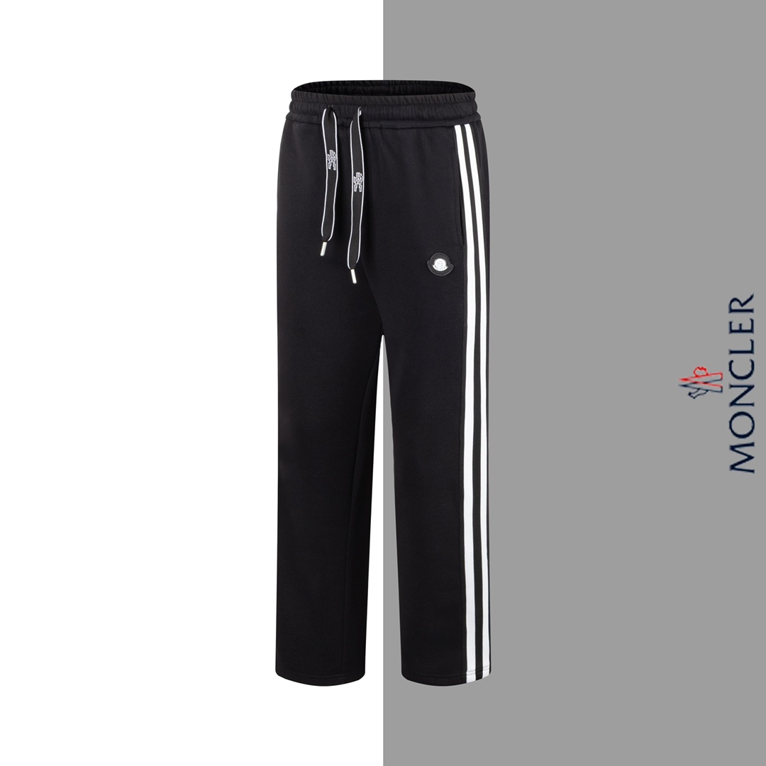 Número de modelo/G171 Pantalones de chándal con cinta tejida a rayas y etiqueta de hierro de Mengkou, mismo estilo que …