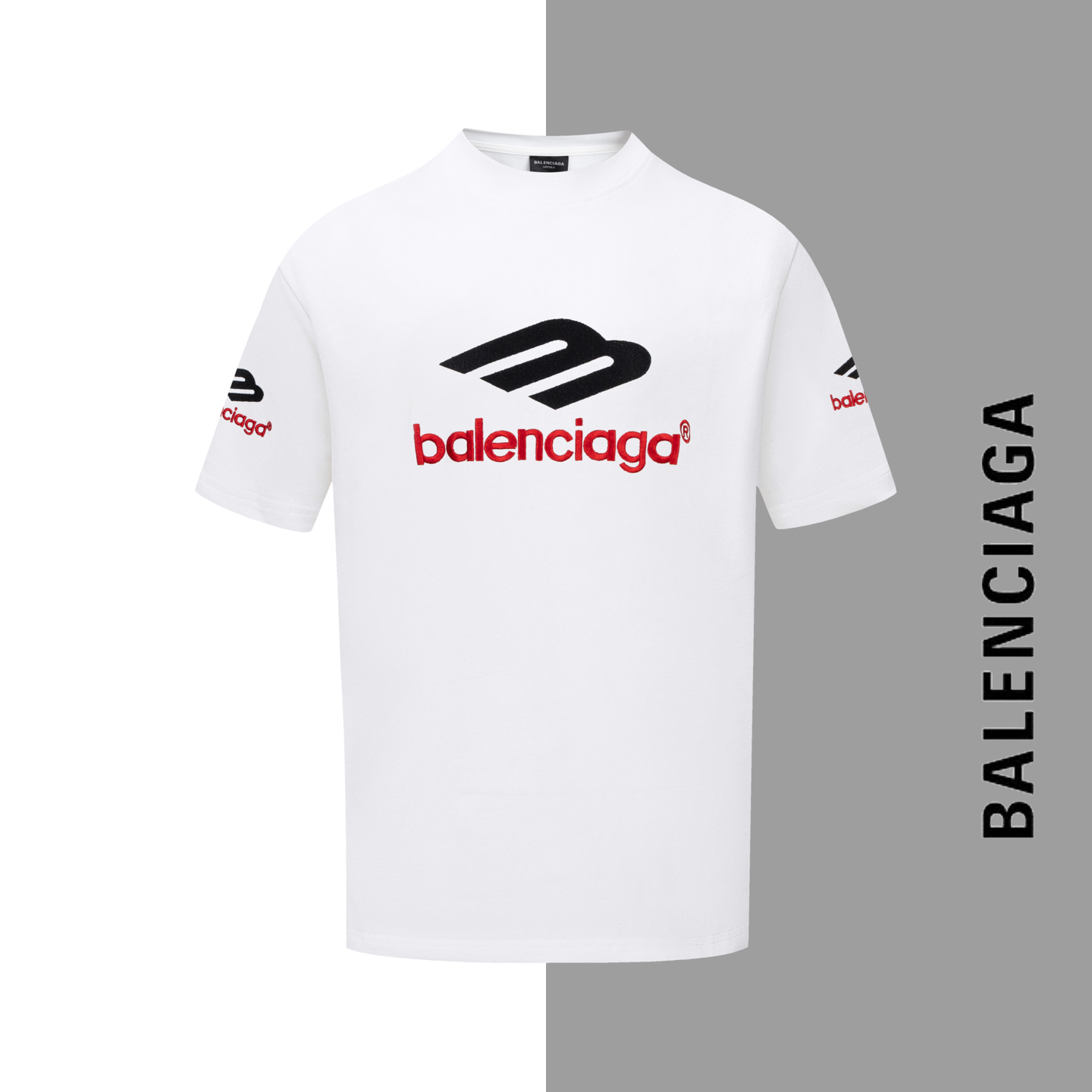 db
款号#Z122
巴黎M标大标刺绣圆领短袖
BALENCIAGA官网一致款...