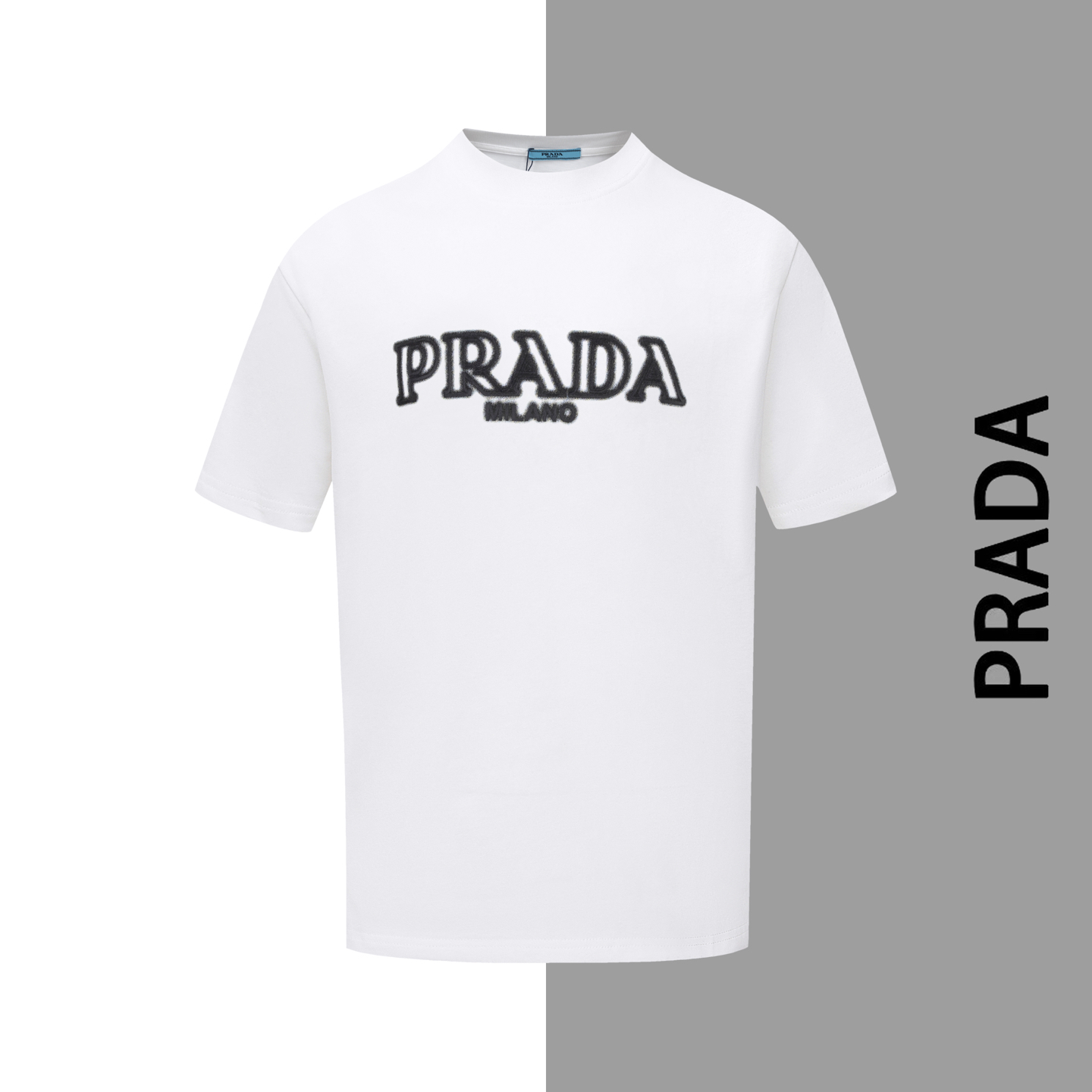 db
款号#Z124
普拉达喷墨硅胶字母圆领短袖
PRADA官网一致款...