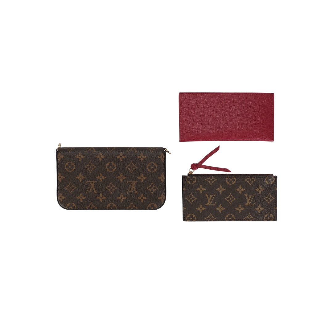 图片[9]-#1v Pochette Félicie三合一链条单肩包 -芯片版本，一包一码一封条，包内防伪标签 本款Pochette Félicie链条包选用Monogram帆布和微纤维内衬，搭配按扣翻盖，拉链袋和设有卡片夹层的贴袋均可拆卸，系上金属链条即可肩背或斜挎，Monogram涂层帆布和牛皮革饰边-​微纤维内衬-可拆卸皮革件配有牛皮革内衬-金属件按扣开合-大号隔层-可拆卸拉链袋-可拆卸贴袋配有卡片夹层内贴袋-链条：可拆卸-链条半长：53.0 厘米 温馨提示：试用时候请勿撕掉保护膜，保护膜撕掉后不退不换哦，退换如包装损坏扣除30 尺码：21×12×3cm【请勿撕掉保护覆膜，撕掉后不退不换】-选品中心