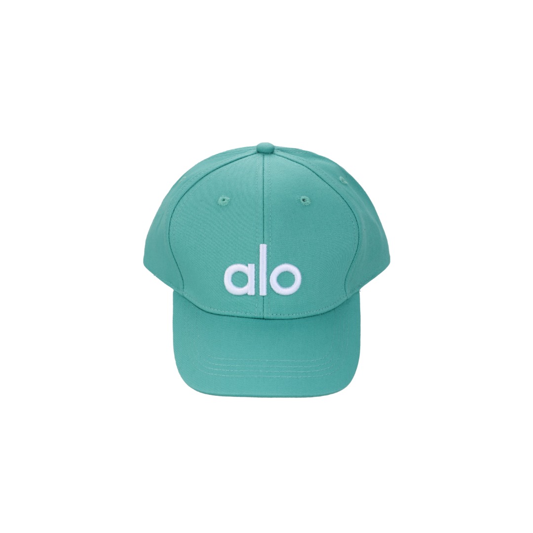 #Alo 25ss alo字母帽子-湖蓝 适合户外休闲运动、跑步健身，多色可选满足不同穿搭需求，软顶结构立体有型，糖果色随便搭都吸睛 尺码：均码-选品中心