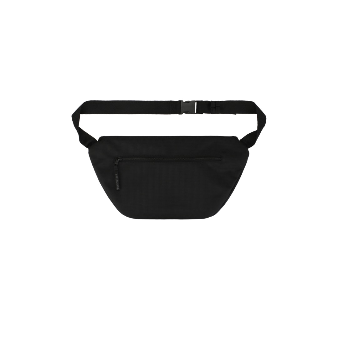 图片[9]-#Balenciaga/巴黎世家 24Fw UNITY双环字母大腰包 原9200购入，第一时间拆解面料分析，采用日产品牌客定可再生短纤尼龙格纹面料，手感比普通尼龙面料更具有韧性，紧密度极高，万次开合实验，强效抗撕裂，经无氟DWR处理，可防泼水可容纳手机，钱包，卡片等物件，满足生活需求特定品牌YKK拉链拉头五金，拉链届的爱马仕，定制三分提花logo织带，独家开模插扣，激光刻印Logo，进口田岛机绣花，针线紧密饱满，完美还原，Spacermesh软垫背幅舒适而通风透气，轻量耐用，功能性多样，可日常搭配可户外 尺码：34x17x41cm-选品中心