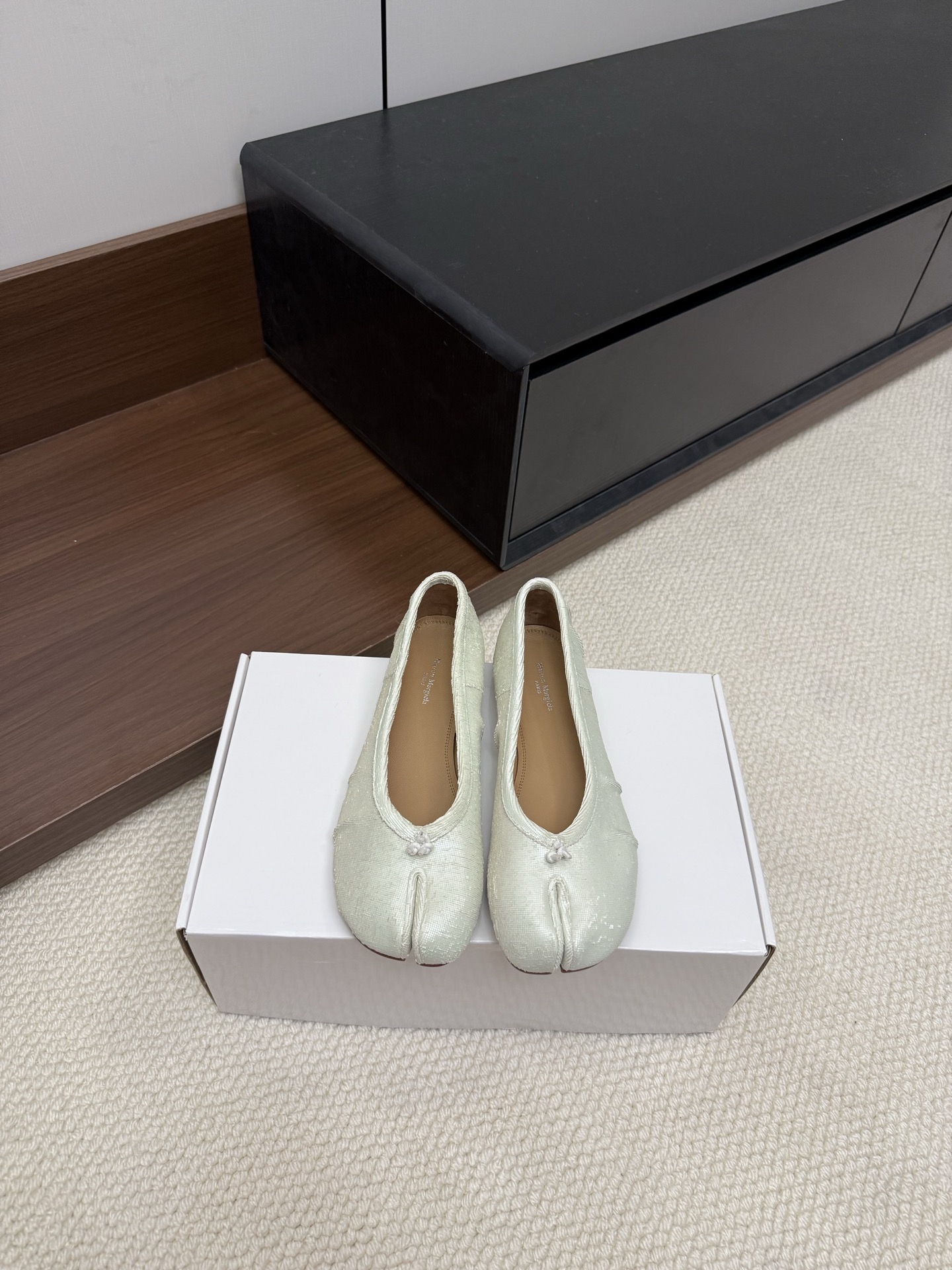 Maison Margiela Tabi Ballet Shoes Lambskin Low-Cut