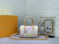 Louis Vuitton LV Speedy Tassen handtassen Reis Tas Elke ontwerper
 Groen Roze Afdrukken Canvas N40515