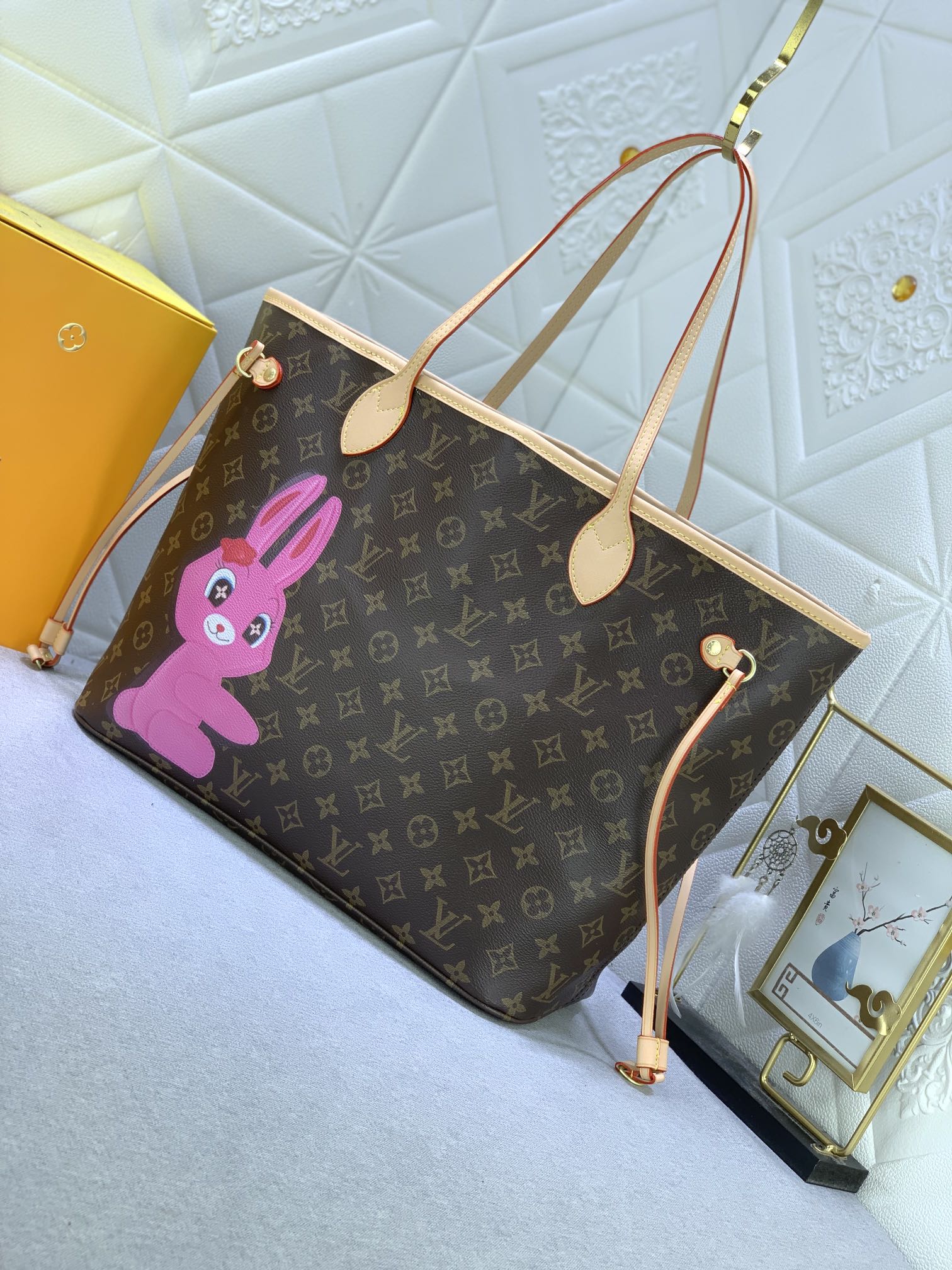 M47200 M40995 本款 Neverfull 中号托特包拆卸拉链袋