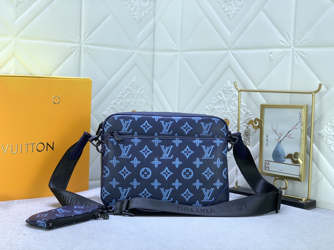 Louis Vuitton Bolsos de mensajero Cuero de vaca Tejidos M24754