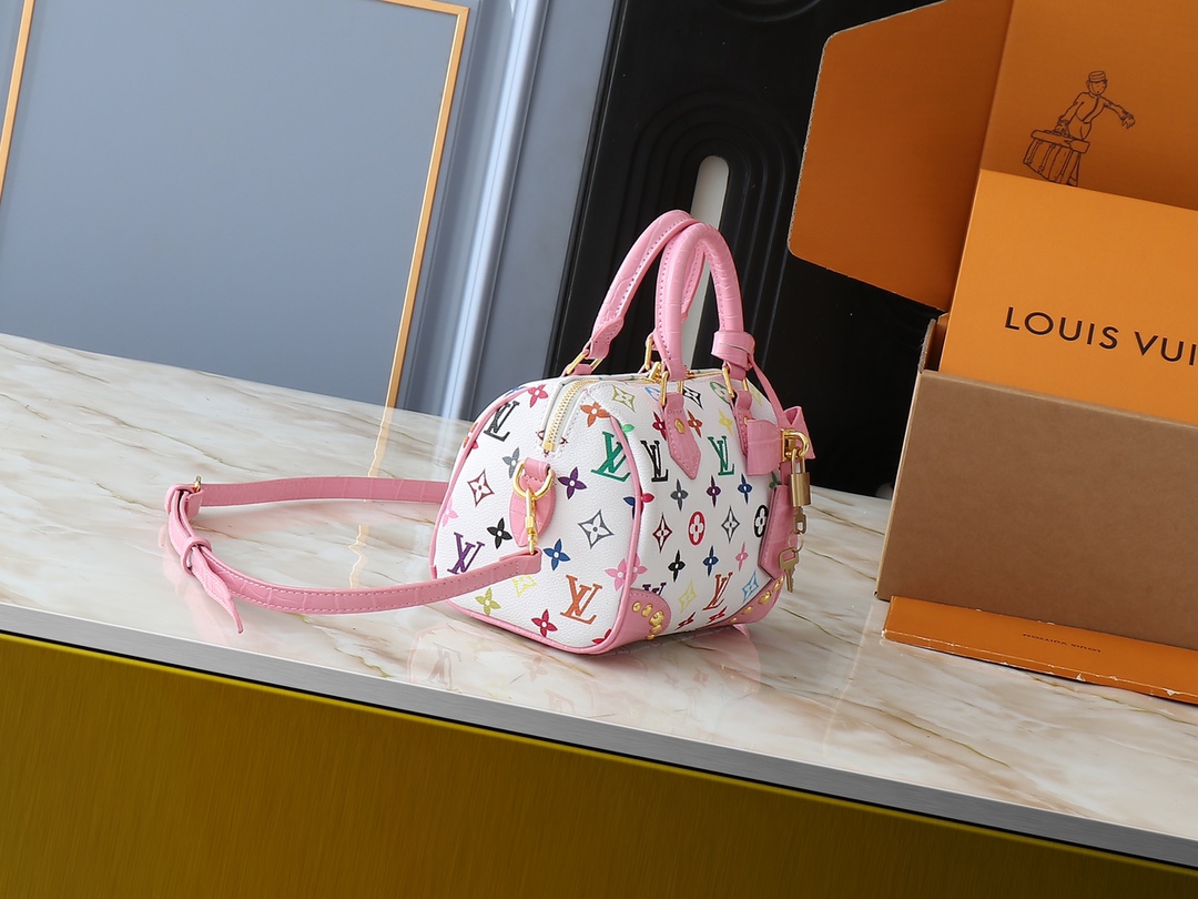 Louis Vuitton Speedy Bandoulière 20 Multicolor Monogram Coated Canvas Bag 3 i1740774294 1725 0