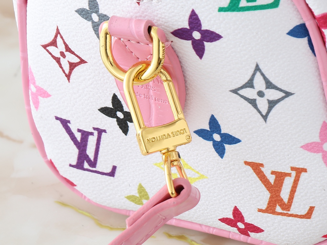 Louis Vuitton Speedy Bandoulière 20 Multicolor Monogram Coated Canvas Bag 8 i1740774294 9738 3