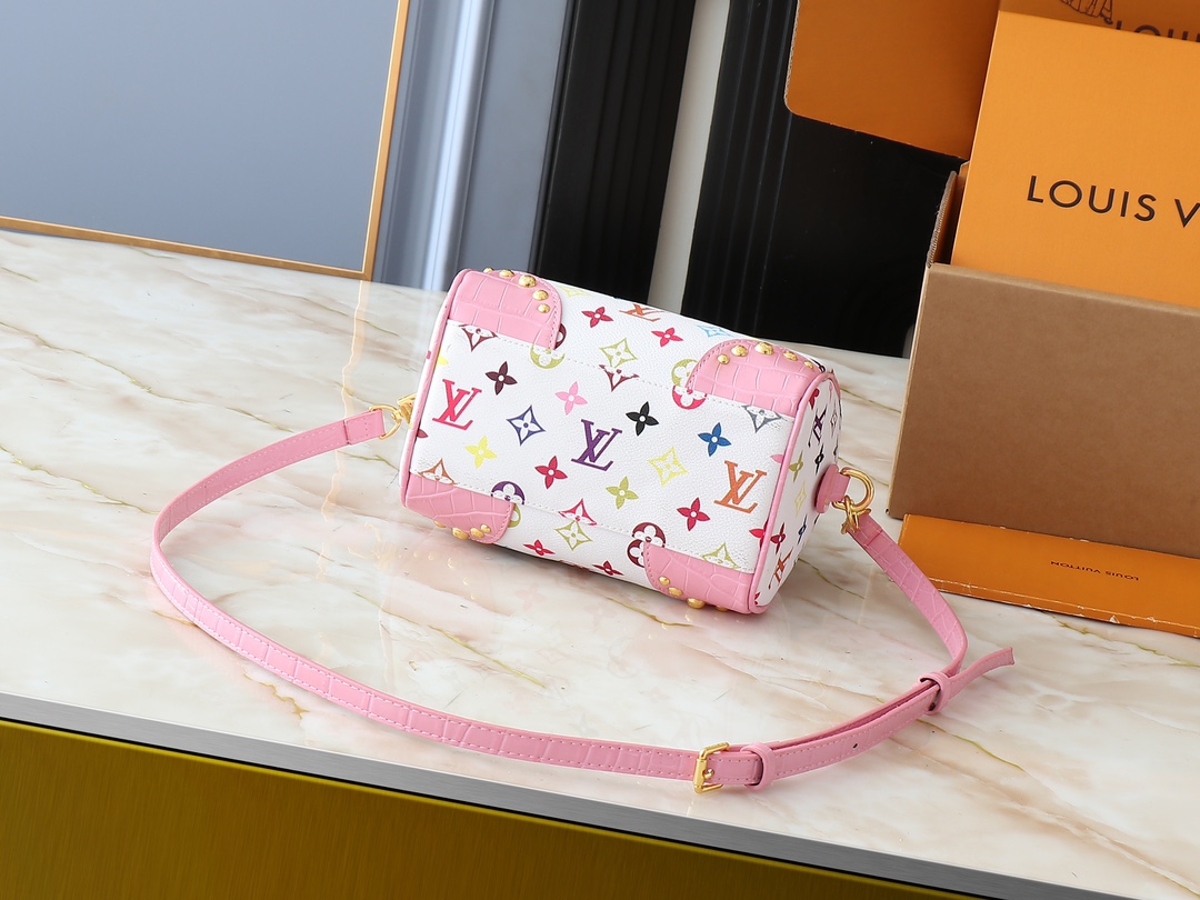 Louis Vuitton Speedy Bandoulière 20 Multicolor Monogram Coated Canvas Bag 5 i1740774294 9929 8