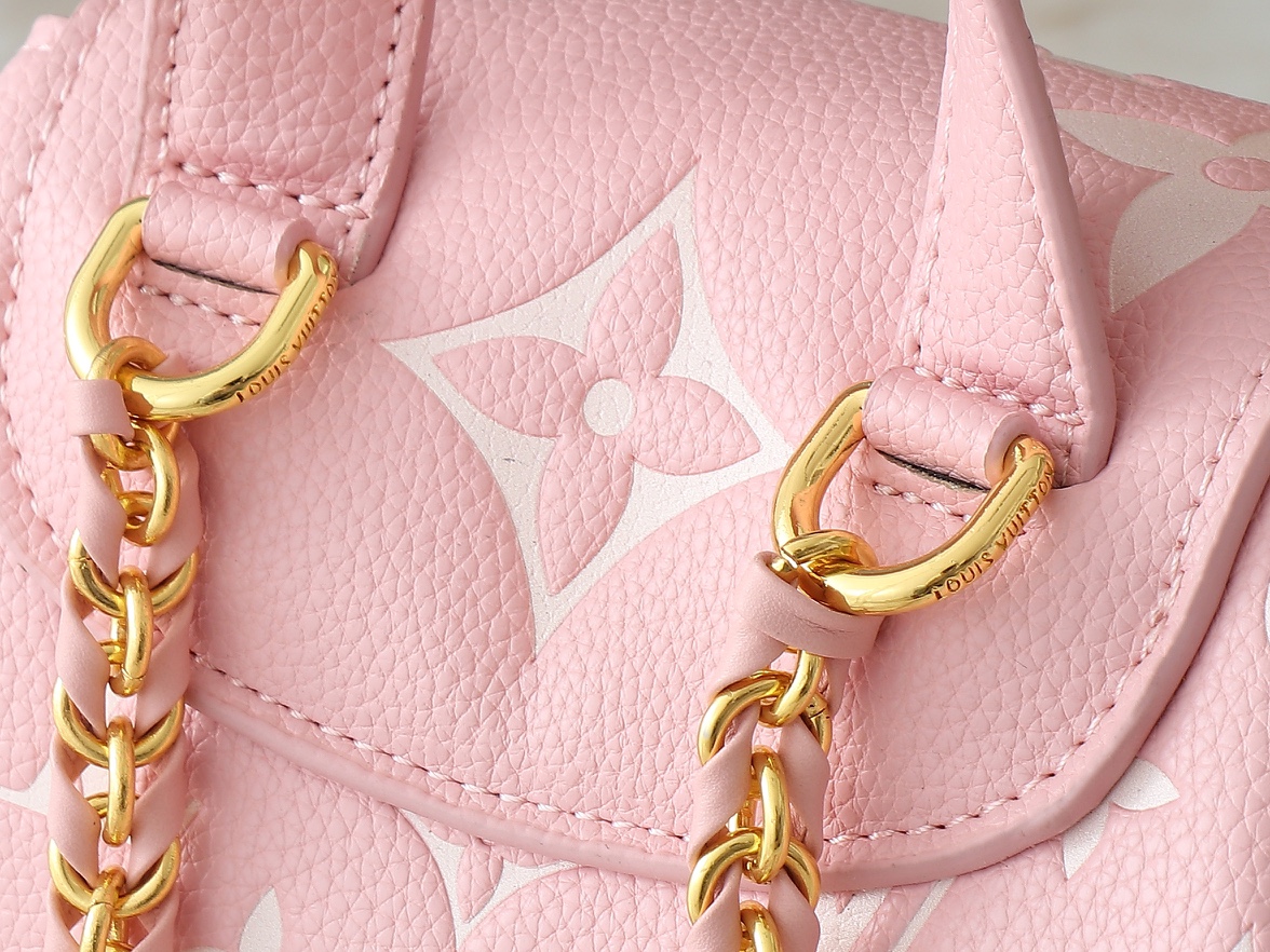 Louis Vuitton Pink Monogram Empreinte Leather Backup Backpack 20 x 22 x 14 cm 7 i1740852548 1464 3