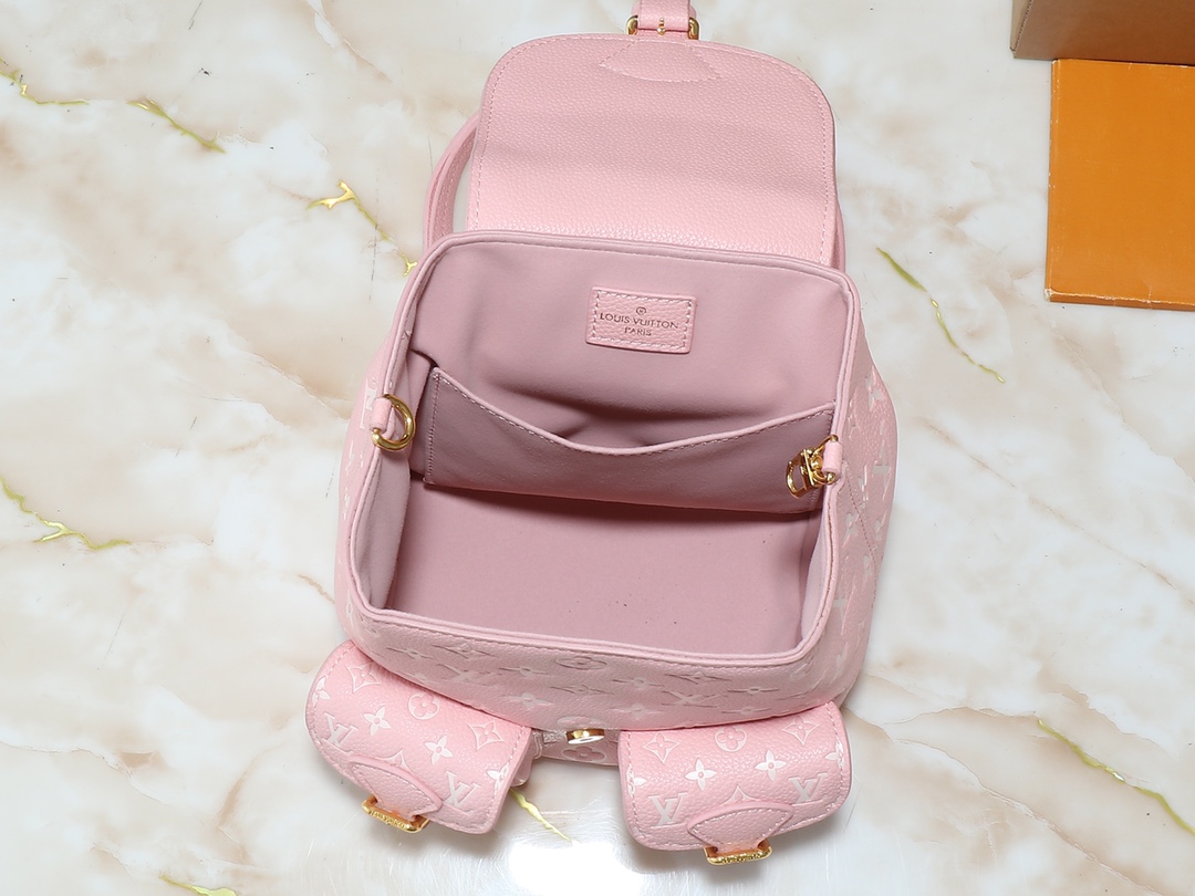 Louis Vuitton Pink Monogram Empreinte Leather Backup Backpack 20 x 22 x 14 cm 10 i1740852548 2930 8