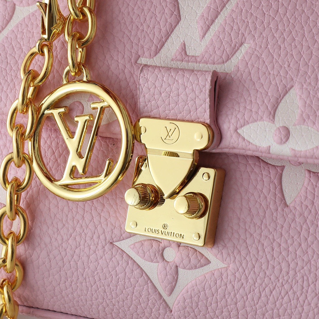 Louis Vuitton Nano Madeleine Monogram Empreinte Leather Pink Crossbody Bag 6 i1740852658 460 7