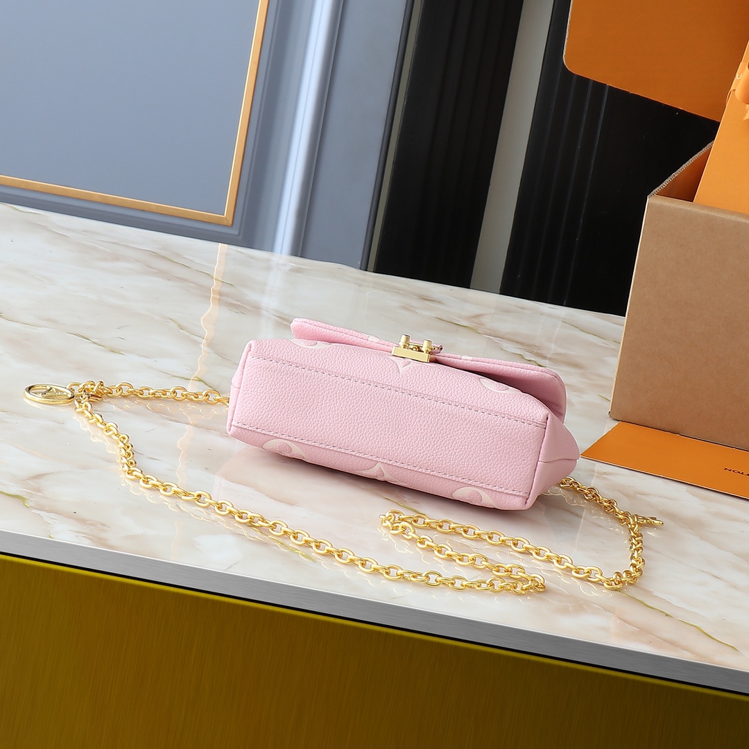 Louis Vuitton Nano Madeleine Monogram Empreinte Leather Pink Crossbody Bag 5 i1740852658 5209 2