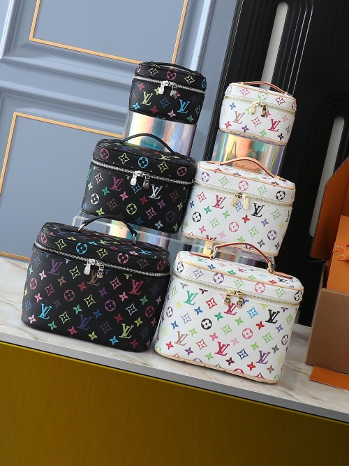 Louis Vuitton Vanity Case Monogram Multicolore Leather Cosmetic Pouch 1 Louis Vuitton Vanity Case Monogram Multicolore Leather Cosmetic Pouch