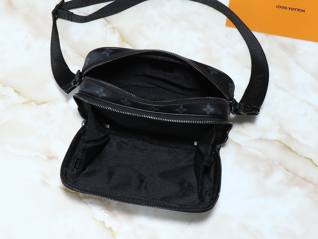 Louis Vuitton Camera bag Monogram Eclipse Black crossbody