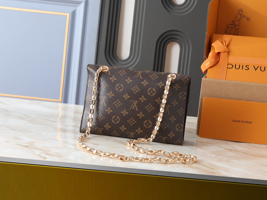 💰130💰升级原版 M41730 M41731 M41732 M44038 🇫🇷法国订制Monogram帆布和精致的小牛皮 顶级台湾手工制造 原单完美底部弧线认准品质 材质完美结合独特五金配件 一切不计成本投入 单肩 手提 斜挎于一体的百搭必备款 精致的皇冠锁扣 将女王范儿展现的淋漓尽致 size26*9*15