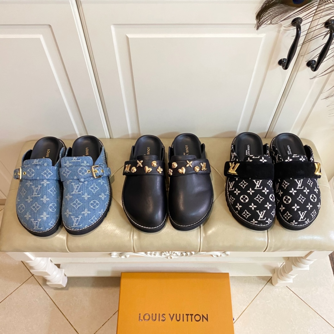 NO:466325,, Louisville*LV couple slippers, cowhide, sheepskin, size 35-45, semi-drag, louis vuitton, louis vuitton, slippers, cowhide, sheepskin19860909,路易威*LV情侣款拖鞋,牛皮面,羊皮里,35-45码,半拖,louis vuitton,louis vuitton,slippers,cowhide,sheepskin,Women's Shoes
