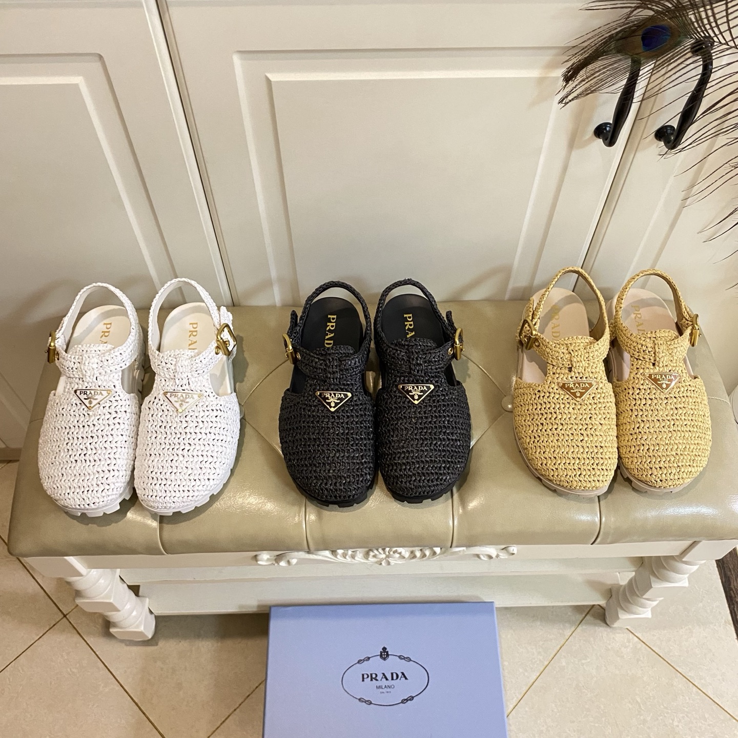 NO:402849,, Prada PRADA new straw woven sandals, straw woven, sheepskin, size 35-40, sandals, prada, prada, sandals, espadrilles, sheepskin19860909,普拉达PRADA新款草编凉鞋,草编面,羊皮里,35-40码,凉鞋,prada,prada,sandals,espadrilles,sheepskin,Women's Shoes