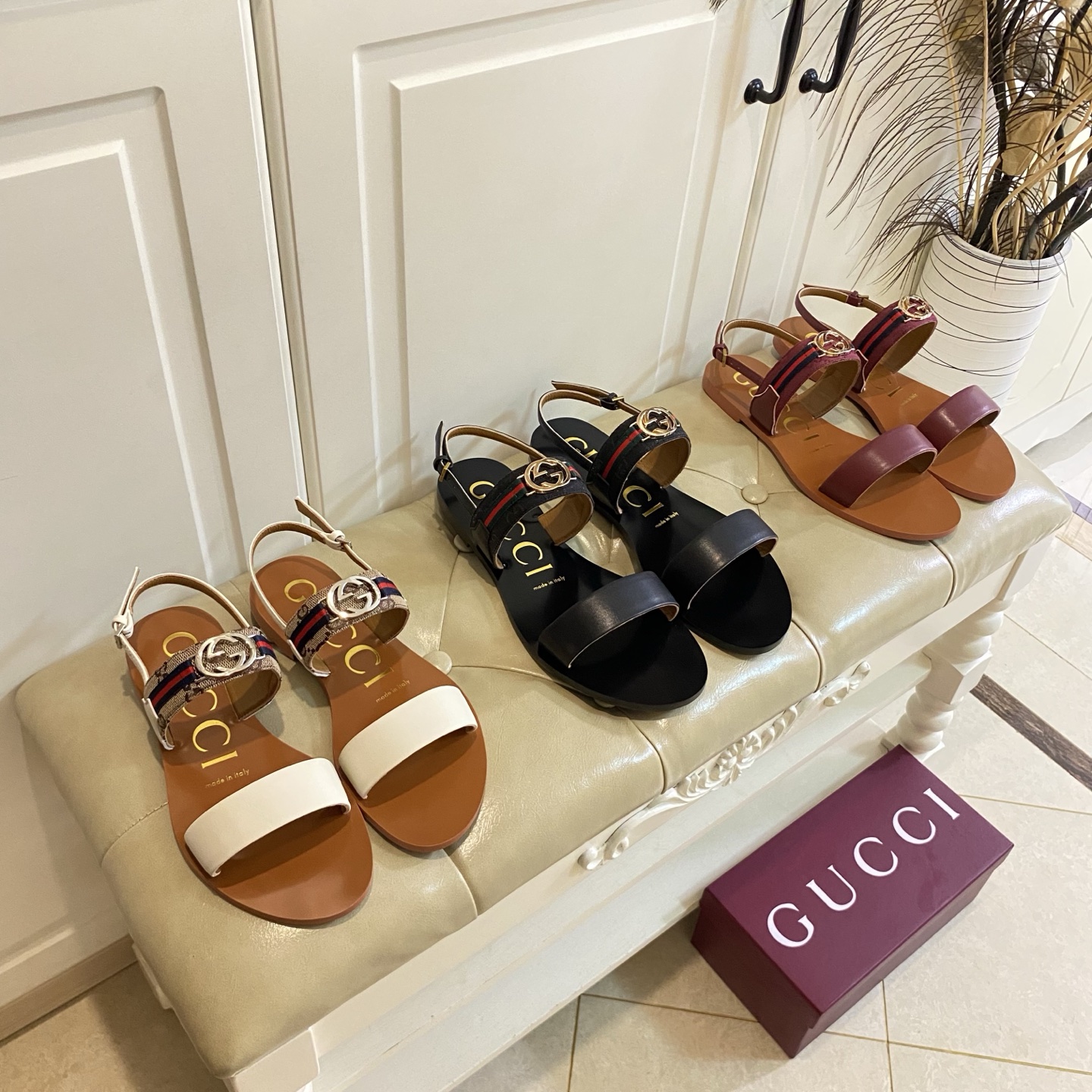 NO:816661,, double-layer leather sole customization, Gucci new sandals, jacquard cloth/cowhide surface, sizes 35-42 (customization of size 43, 44 is non-refundable), sandals, gucci, sandals, cowhide19860909,双层皮底定做,Gucci新款凉鞋,提花布/牛皮面,35-42码(43,44码定做不退换),凉鞋,gucci,sandals,cowhide,Women's Shoes