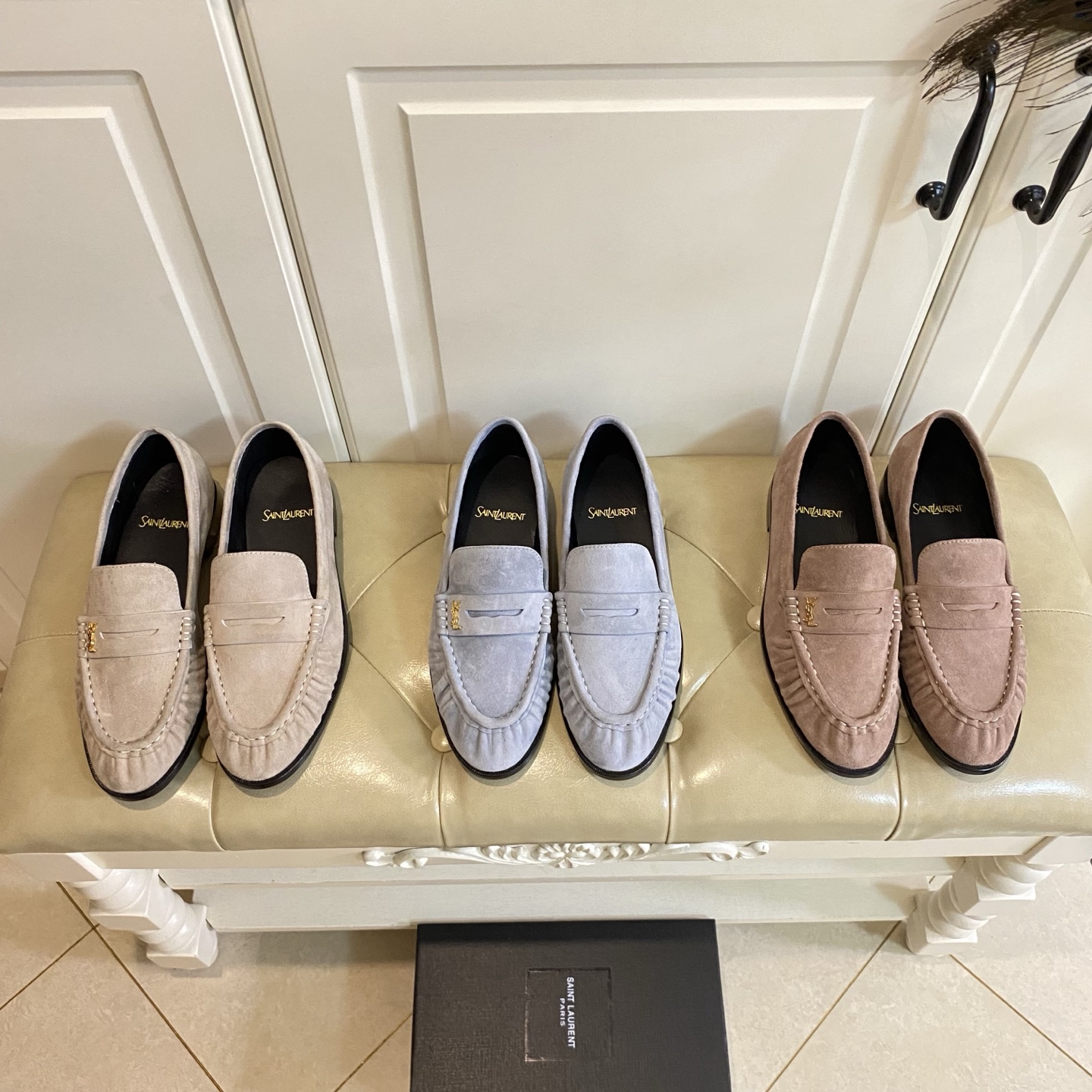 NO:651864,Top version, YSL/Saint Laurent new style, cashmere surface, sheepskin lining, leather outsole, sizes 35-41 (42, 43, 44 sizes are customized and non-returnable), loafers, saint laurent, saint laurent, saint laurent, loafers, sheepskin, Leather soles19860909顶级版本,圣罗兰YSL/Saint Laurent新款,羊绒面,羊皮里,真皮大底,35-41码(42,43,44码定做不退换),乐福鞋,saint laurent,saint laurent,saint laurent,loafers,sheepskin,Leather soles,Women's Shoes