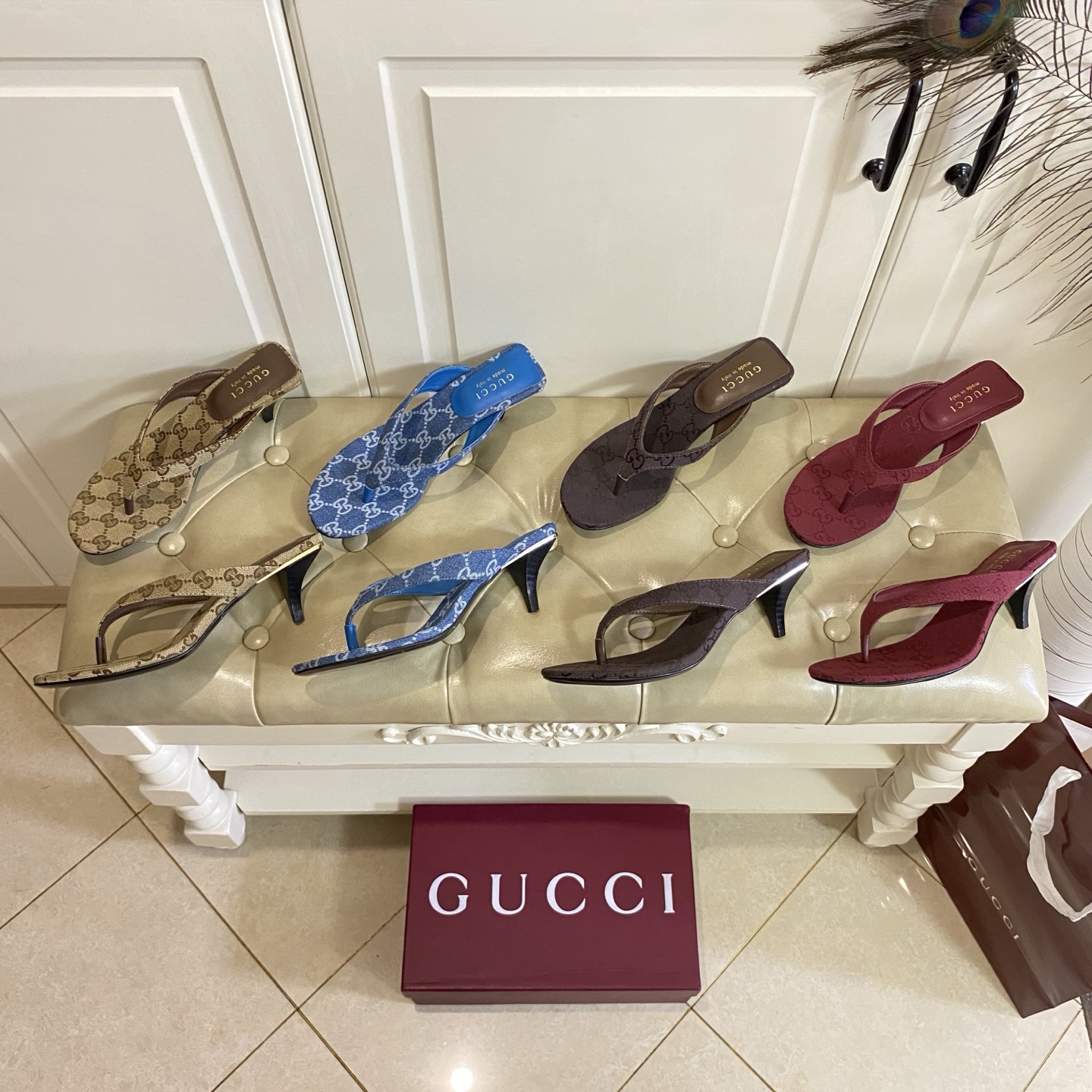 NO:815650,Women's size, the latest high version, Gucci flip-flops, sheepskin/denim surface, sheepskin lining, leather outsole height 5.5cm, size 35-40 (customized sizes 41, 42 are non-returnable), split-toe high heels, gucci, high heels, slippers, sheepskin, Leather soles19860909女码,最新款高版本,古奇Gucci夹趾拖鞋,羊皮/牛仔布面,羊皮里,真皮大底跟高5.5cm,35-40码(41,42码定做不退换),分趾鞋高跟鞋,gucci,high heels,slippers,sheepskin,Leather soles,Women's Shoes