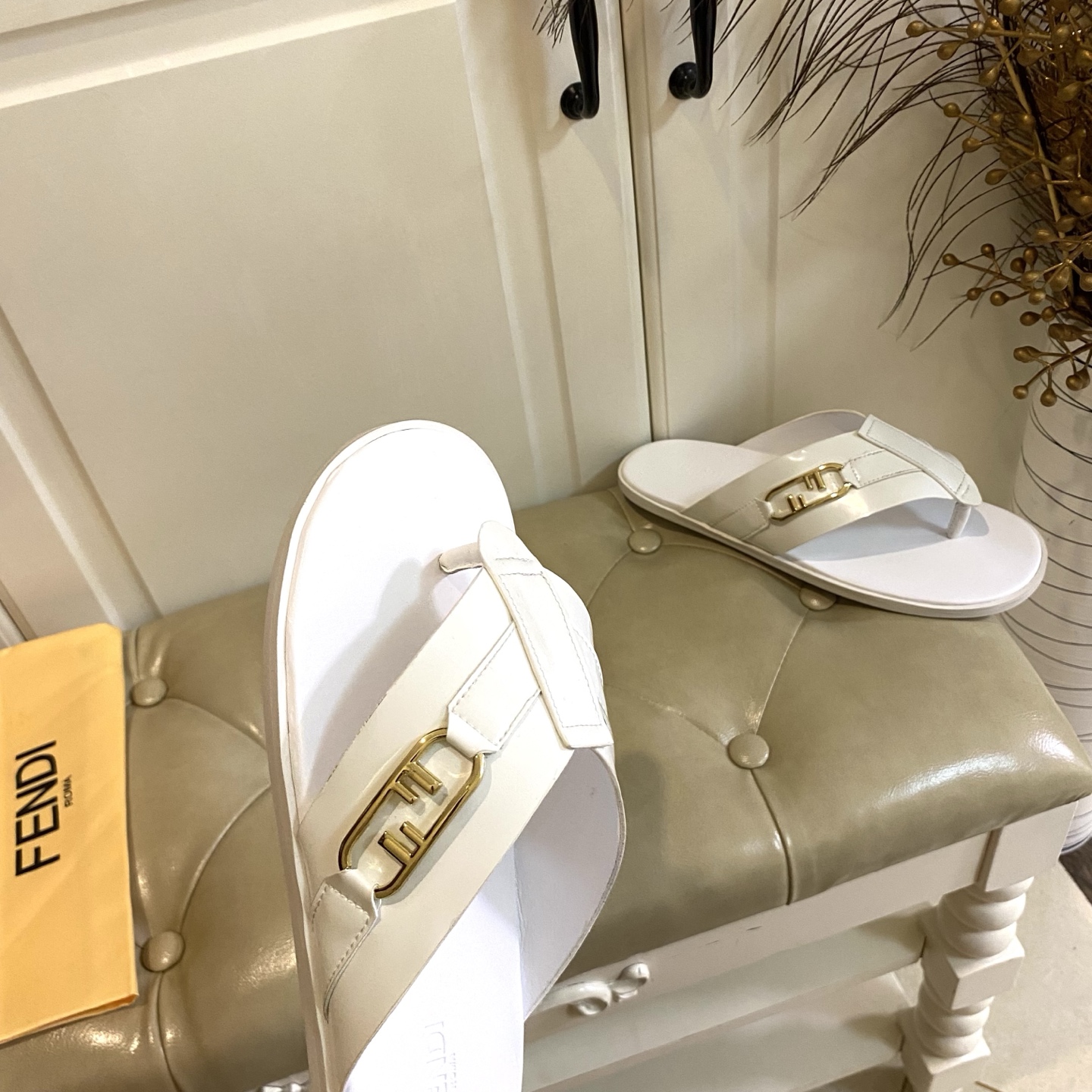 Fendi Feel Thong Sandals