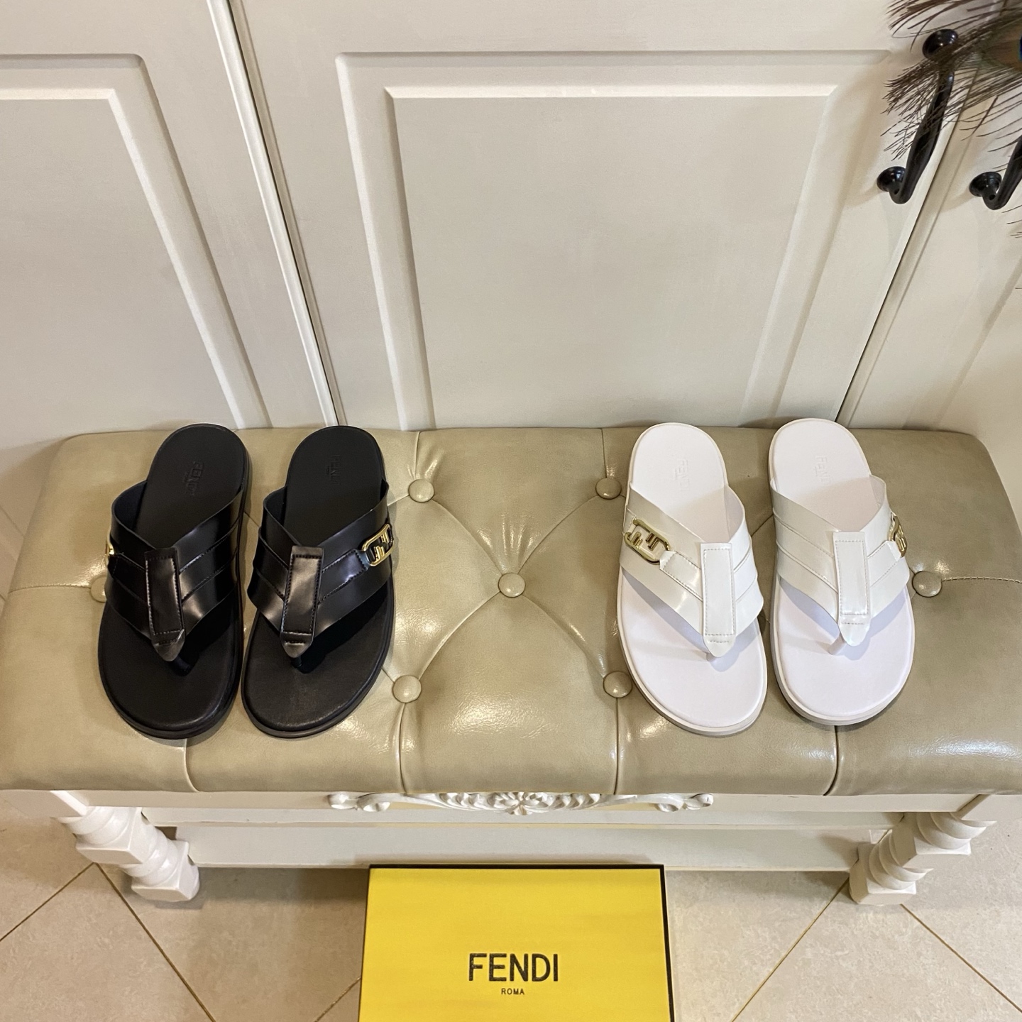 Fendi Feel Thong Sandals