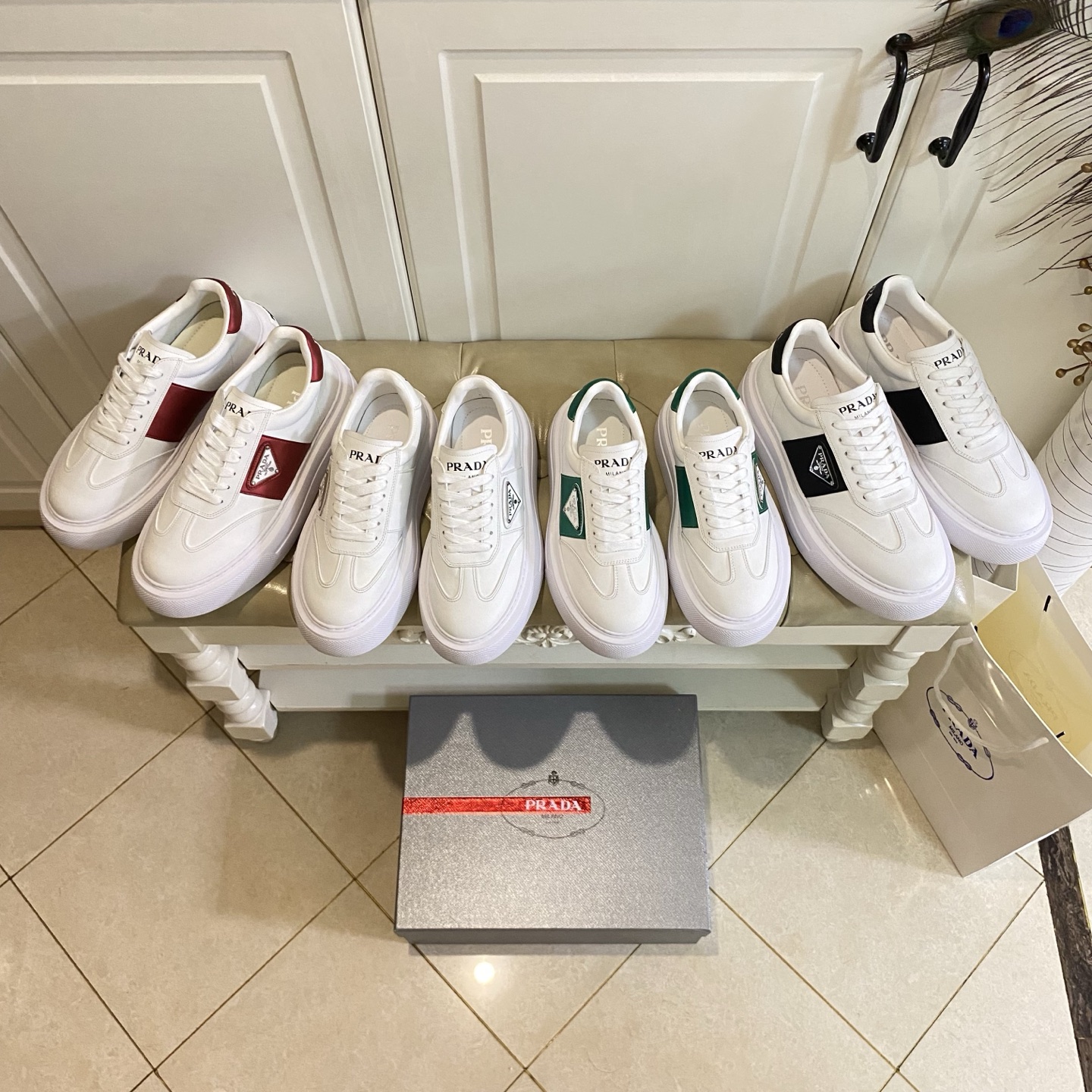 NO:873559,, high quality, Prada casual shoes for couples, silk cowhide surface, sheepskin lining, cowhide feet, original private model EVA outsole, sole thickness about 5cm, size 35-45, casual shoes/sports shoes, prada, prada, sneakers, cowhide, sheepskin19860909,高品质,普拉达PRADA情侣款休闲鞋,丝绸牛皮面,羊皮里,牛皮垫脚,原版私模EVA大底,底厚约5cm,35-45码,休闲鞋/运动鞋,prada,prada,sneakers,cowhide,sheepskin,Women's Shoes