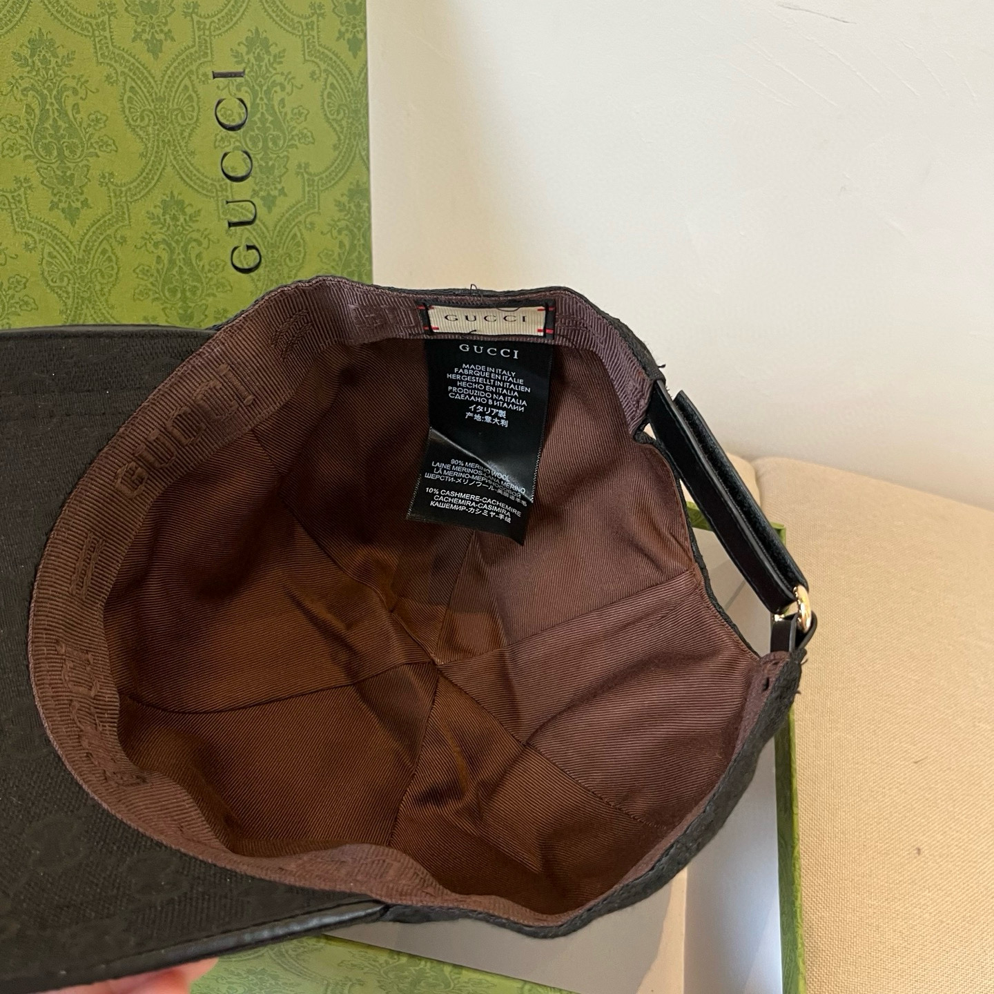  古奇棒球帽♥️GUCCI🧢官网新品，棒球帽，原单品质火爆来袭 。🎩 工艺非常精美 高档大气上档次！低调