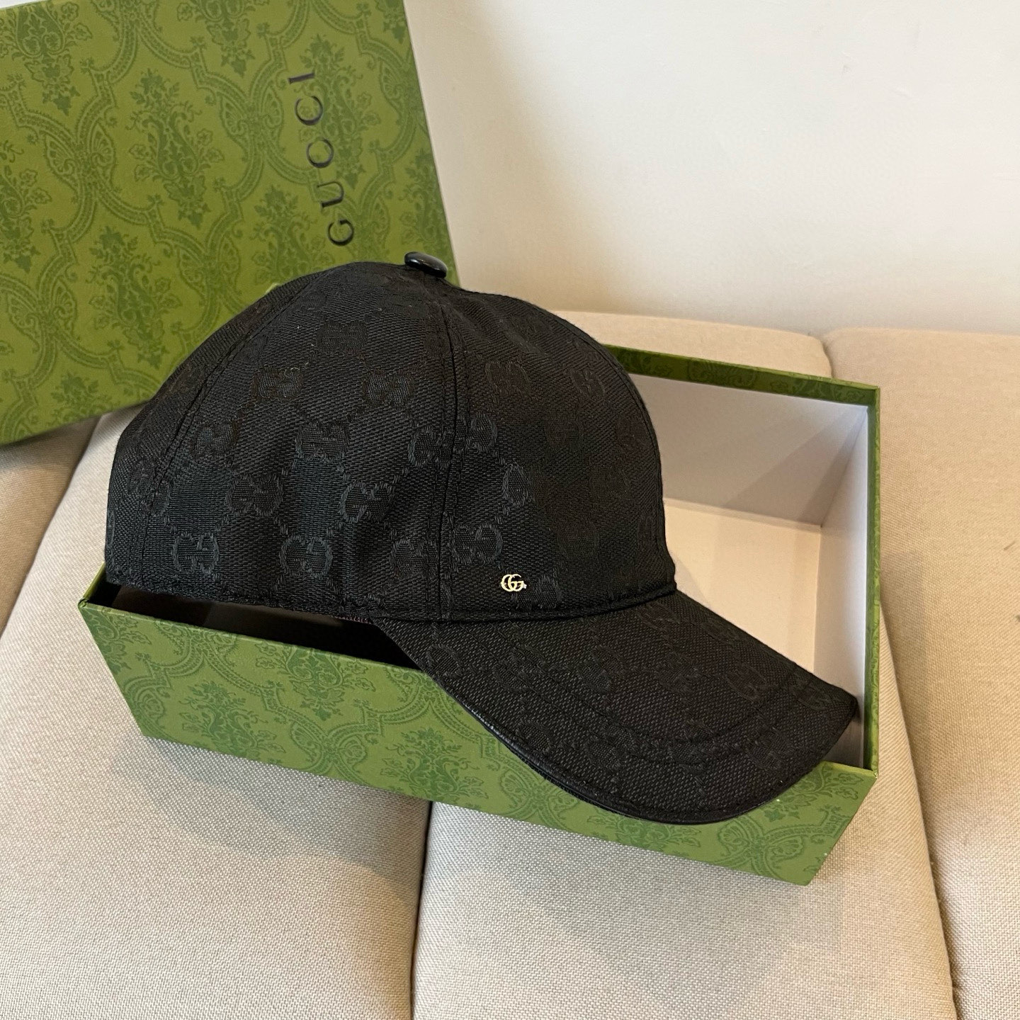  古奇棒球帽♥️GUCCI🧢官网新品，棒球帽，原单品质火爆来袭 。🎩 工艺非常精美 高档大气上档次！低调