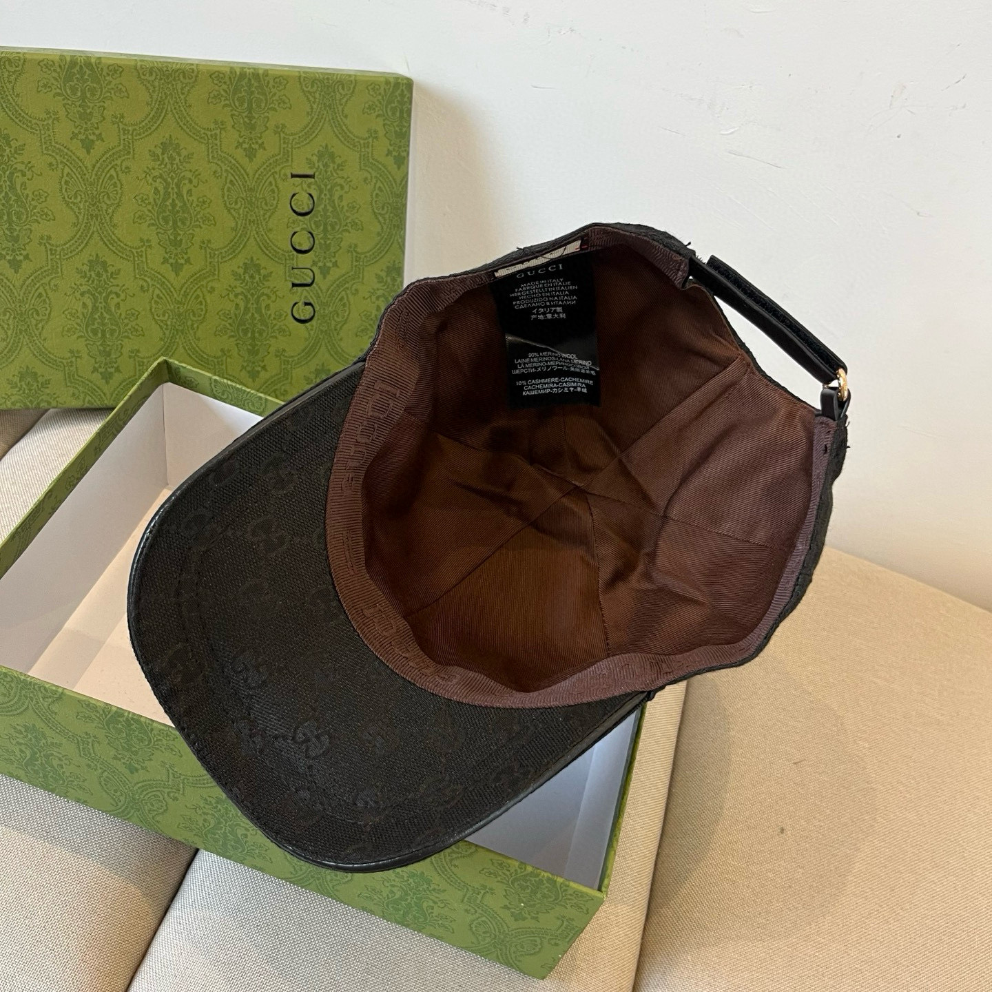 古奇棒球帽♥️GUCCI🧢官网新品，棒球帽，原单品质火爆来袭 。🎩 工艺非常精美 高档大气上档次！低调
