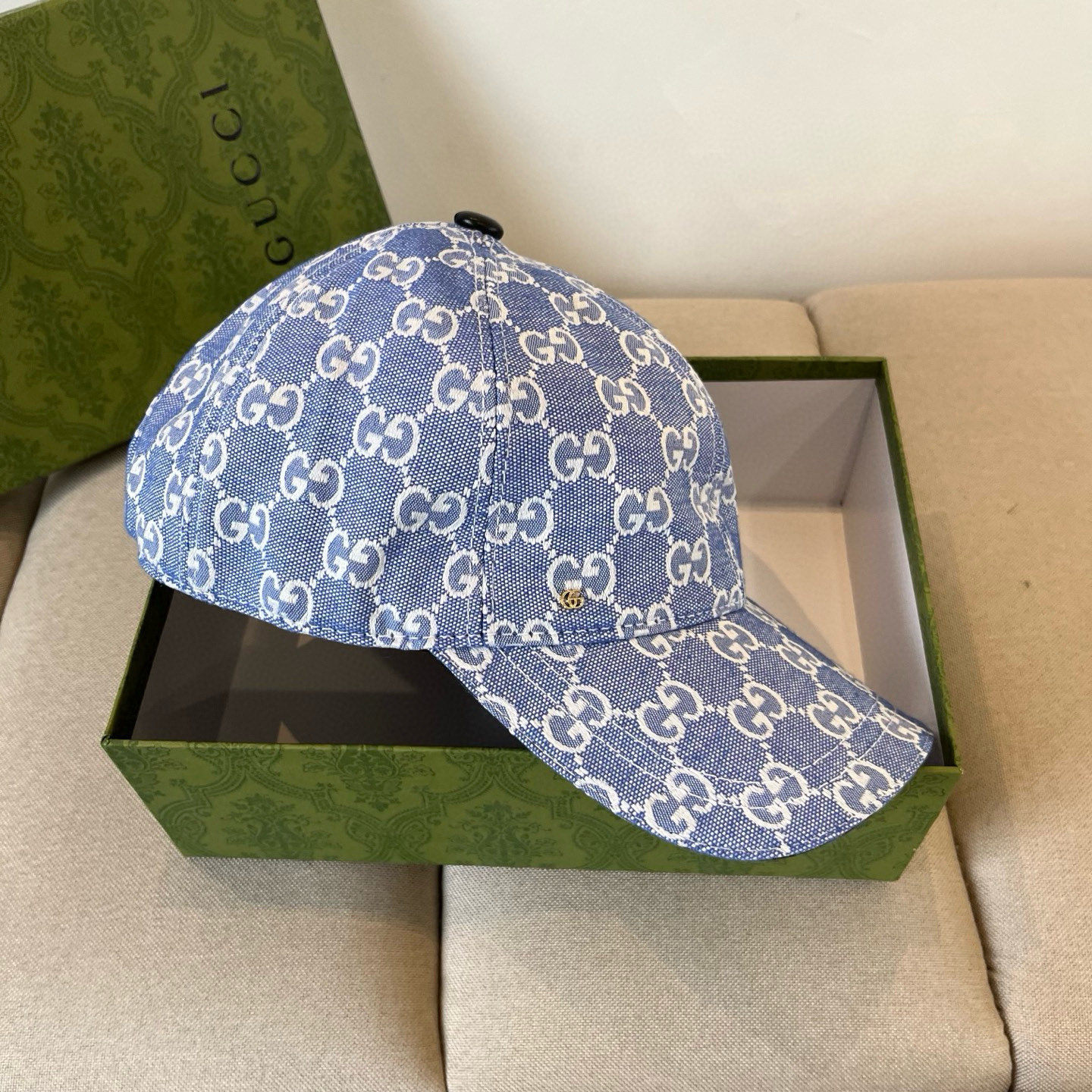  古奇棒球帽♥️GUCCI🧢官网新品，棒球帽，原单品质火爆来袭 。🎩 工艺非常精美 高档大气上档次！低调