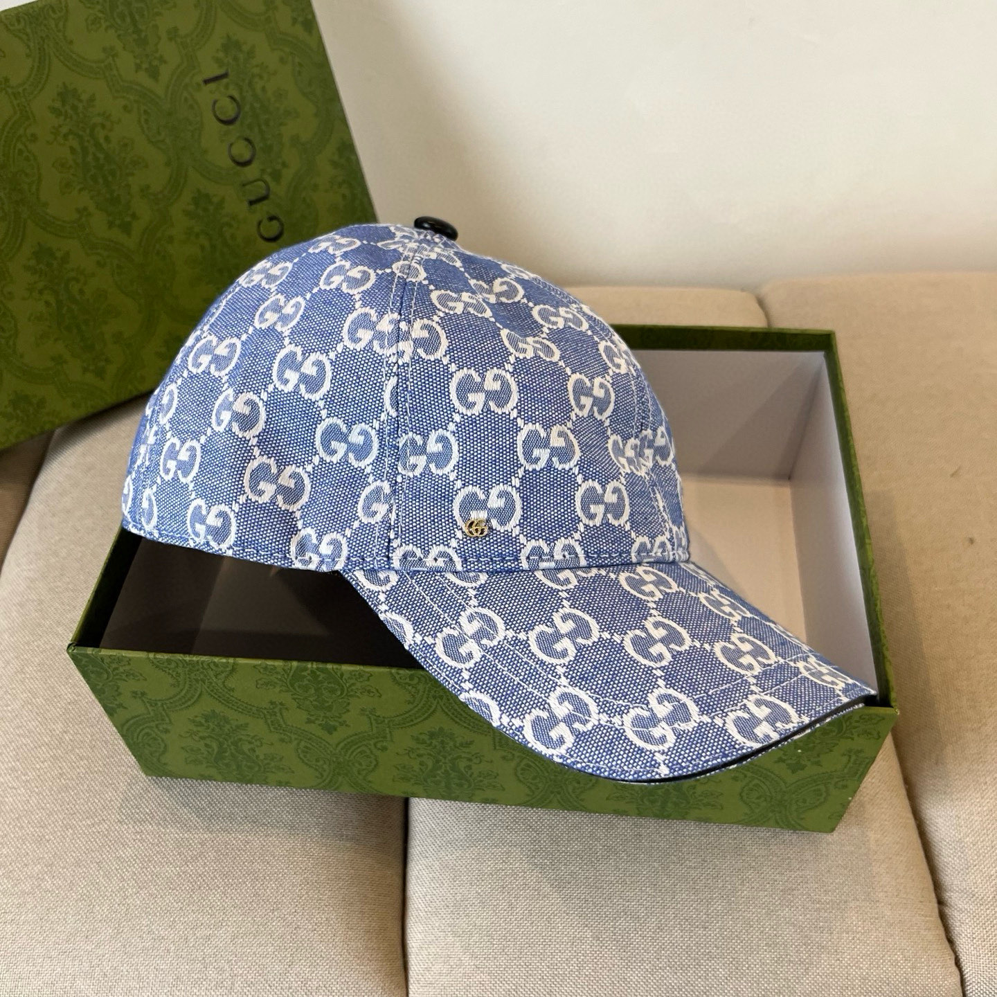  古奇棒球帽♥️GUCCI🧢官网新品，棒球帽，原单品质火爆来袭 。🎩 工艺非常精美 高档大气上档次！低调