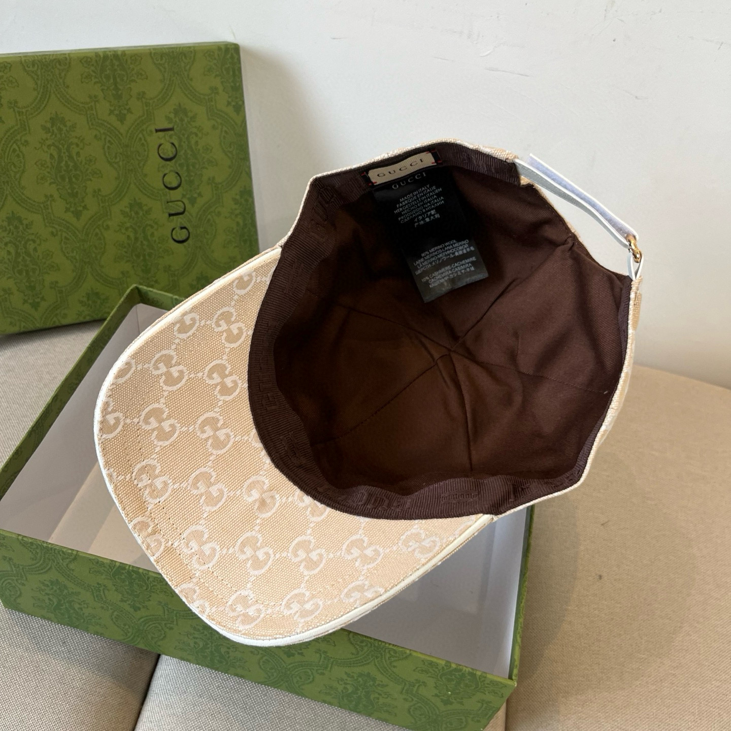  古奇棒球帽♥️GUCCI🧢官网新品，棒球帽，原单品质火爆来袭 。🎩 工艺非常精美 高档大气上档次！低调