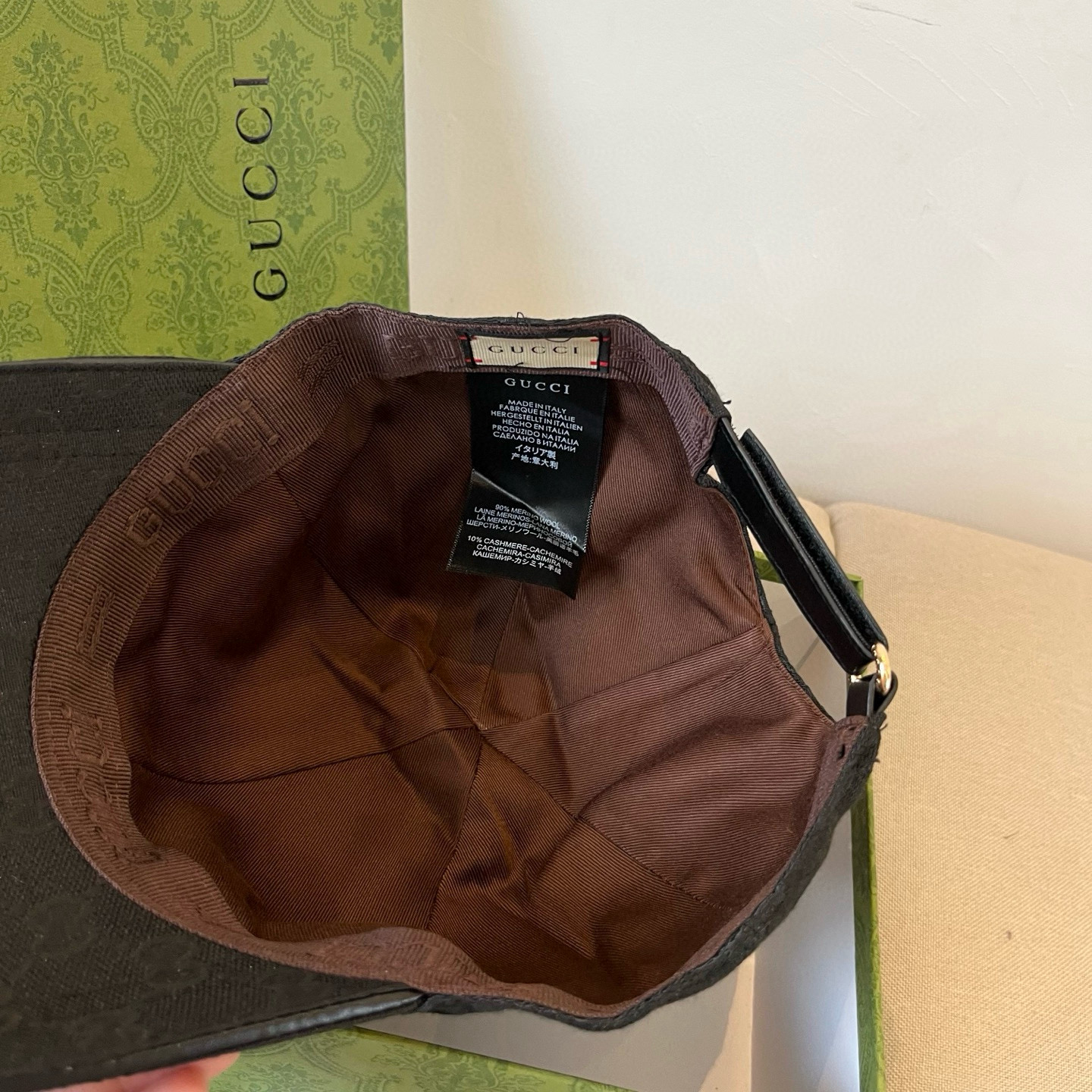  古奇棒球帽♥️GUCCI🧢官网新品，棒球帽，原单品质火爆来袭 。🎩 工艺非常精美 高档大气上档次！低调