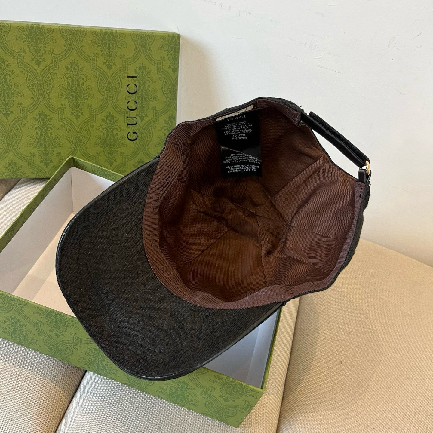  古奇棒球帽♥️GUCCI🧢官网新品，棒球帽，原单品质火爆来袭 。🎩 工艺非常精美 高档大气上档次！低调