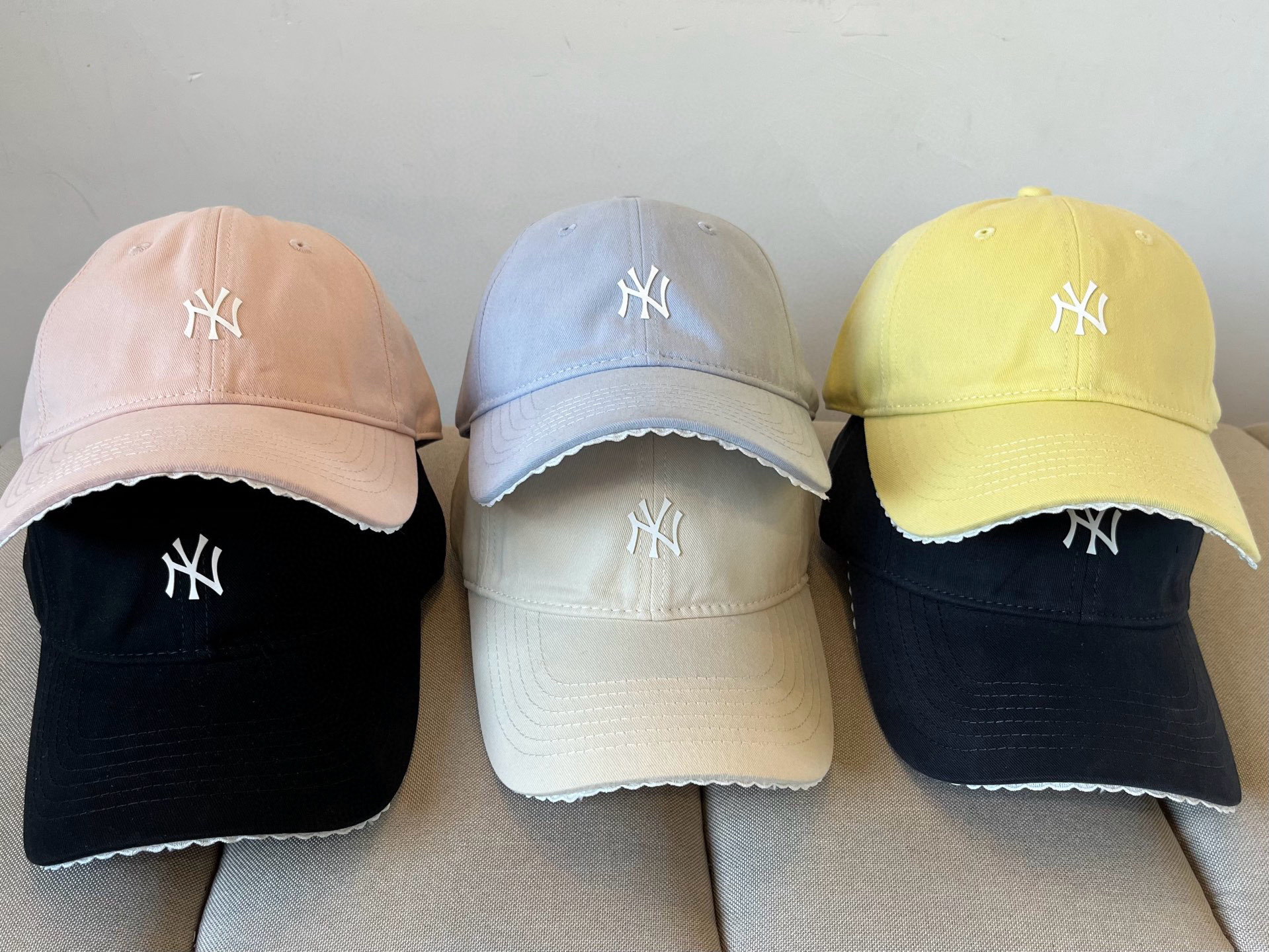  新品ꫛꫀꪝ ❥——❤专柜品质，细节就是完美
MLB拼接新款 官网步上新Ny🧢，代购版本 质量看细节好！