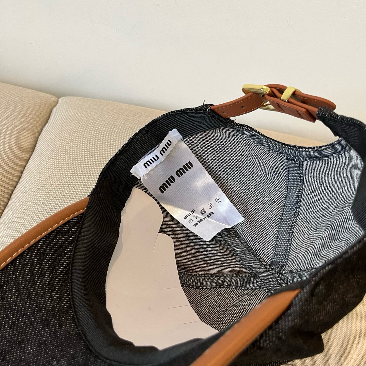  谬谬miumiu 原单春夏新款棒球帽，正品开模订制，原版做工细致质量超赞！