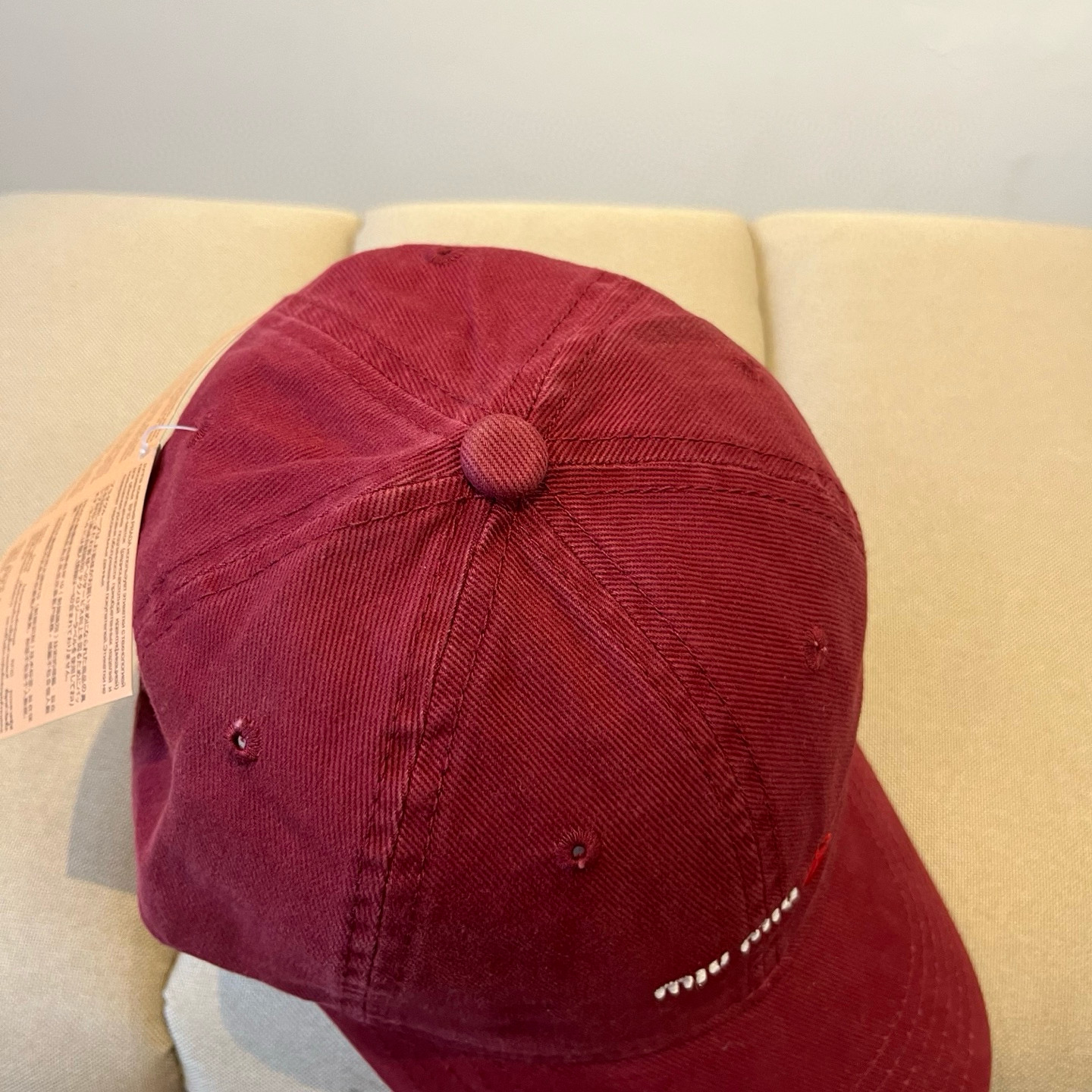  谬谬miumiu 原单春夏新款棒球帽，正品开模订制，原版做工细致质量超赞！