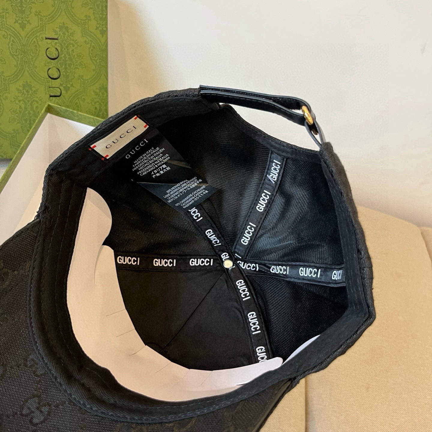  古奇棒球帽♥️GUCCI🧢官网新品，棒球帽，原单品质火爆来袭 。🎩 工艺非常精美 高档大气上档次！低调