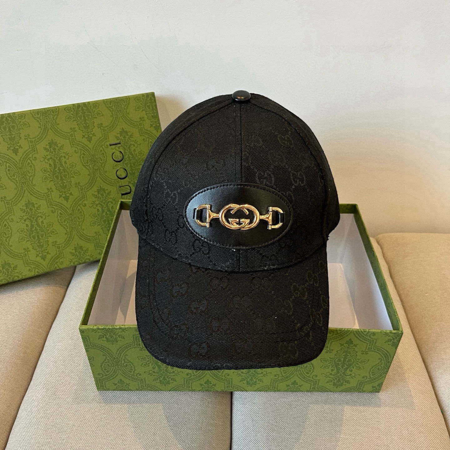  古奇棒球帽♥️GUCCI🧢官网新品，棒球帽，原单品质火爆来袭 。🎩 工艺非常精美 高档大气上档次！低调
