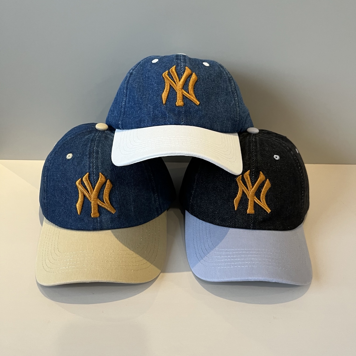  新品ꫛꫀꪝ ❥——❤专柜品质，细节就是完美
MLB拼接新款 官网步上新Ny🧢，代购版本 质量看细节好！