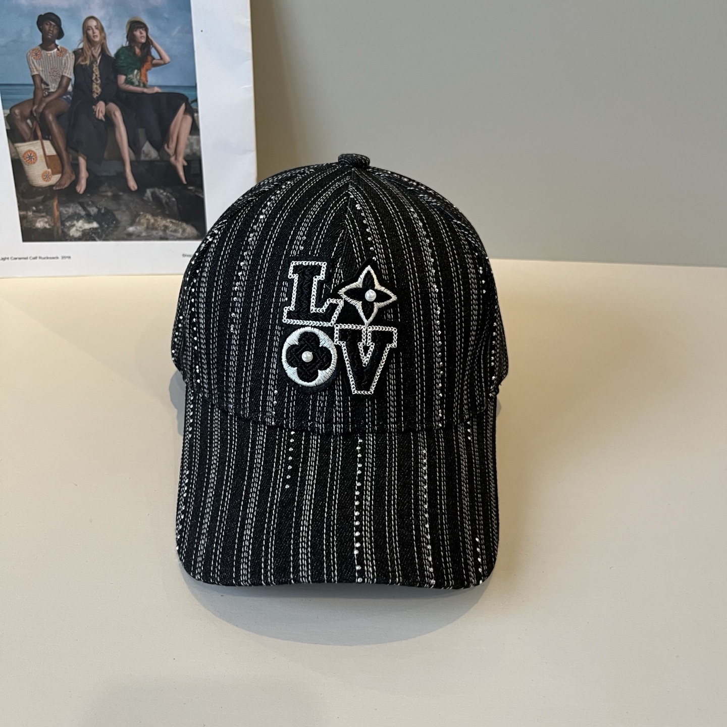 🧢路易威登棒球帽 LouisVuitton😍新款LV棒球帽，重工打造♥️高端大气，百搭款🤗男女通用！跑量