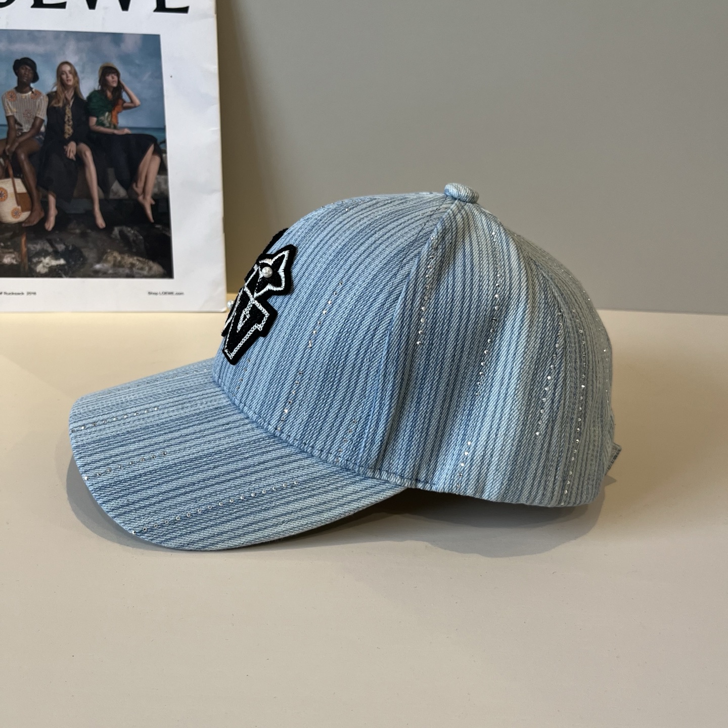 🧢路易威登棒球帽 LouisVuitton😍新款LV棒球帽，重工打造♥️高端大气，百搭款🤗男女通用！跑量