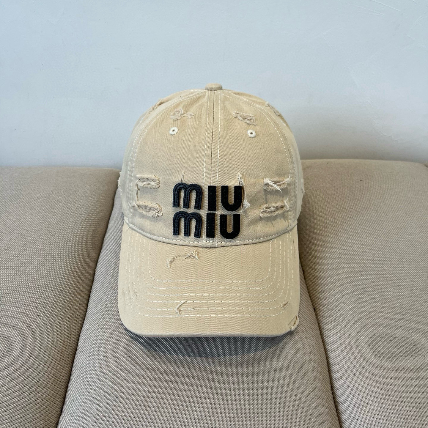  谬谬miumiu 原单春夏新款棒球帽，正品开模订制，原版做工细致质量超赞！