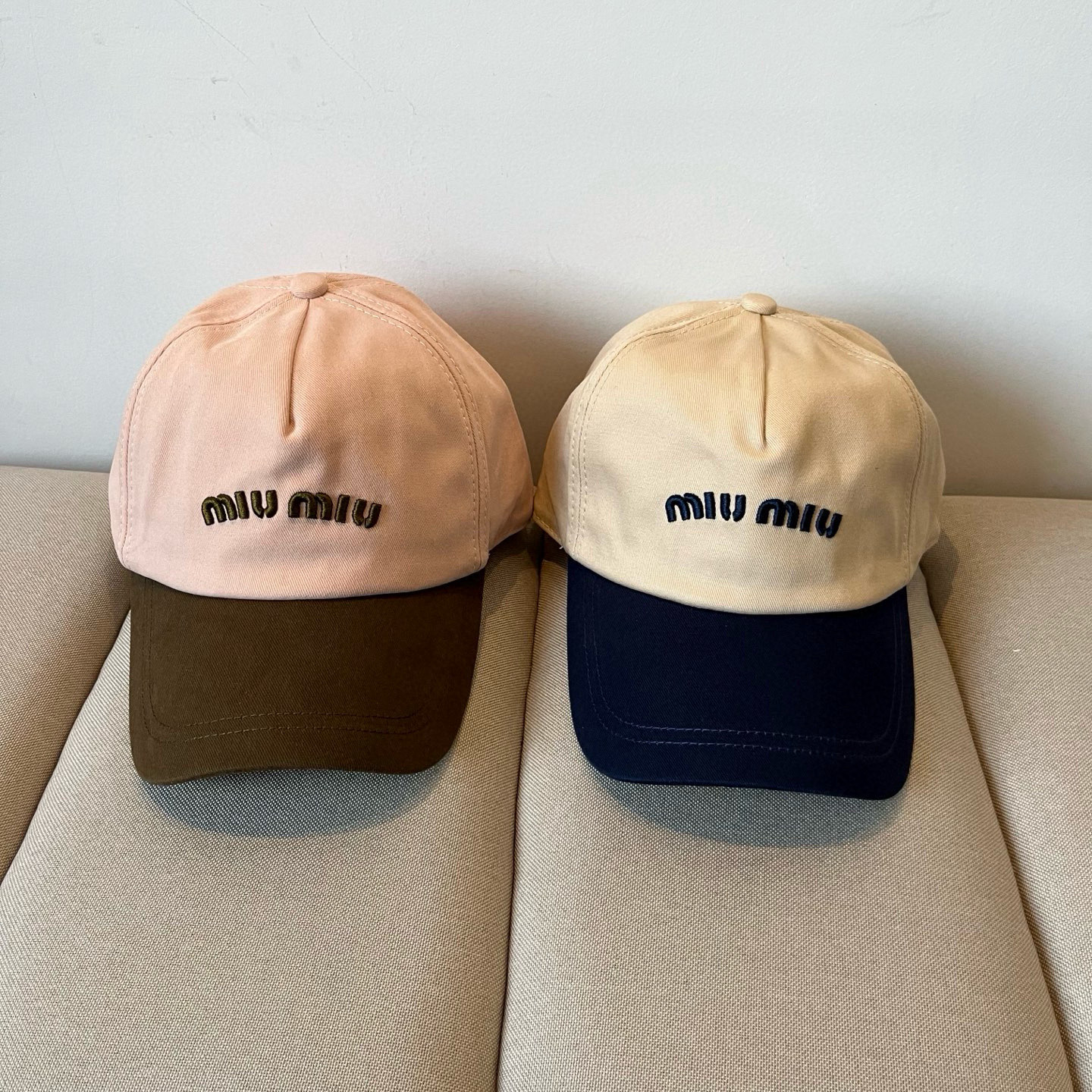  谬谬miumiu 原单春夏新款棒球帽，正品开模订制，原版做工细致质量超赞！
